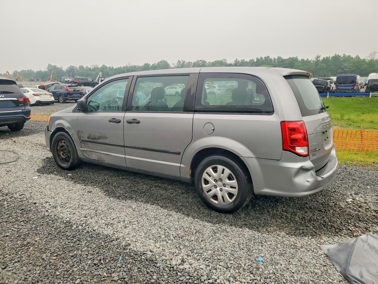 2015 Dodge Grand Caravan Se Gray vin: 2C4RDGBG8FR666830