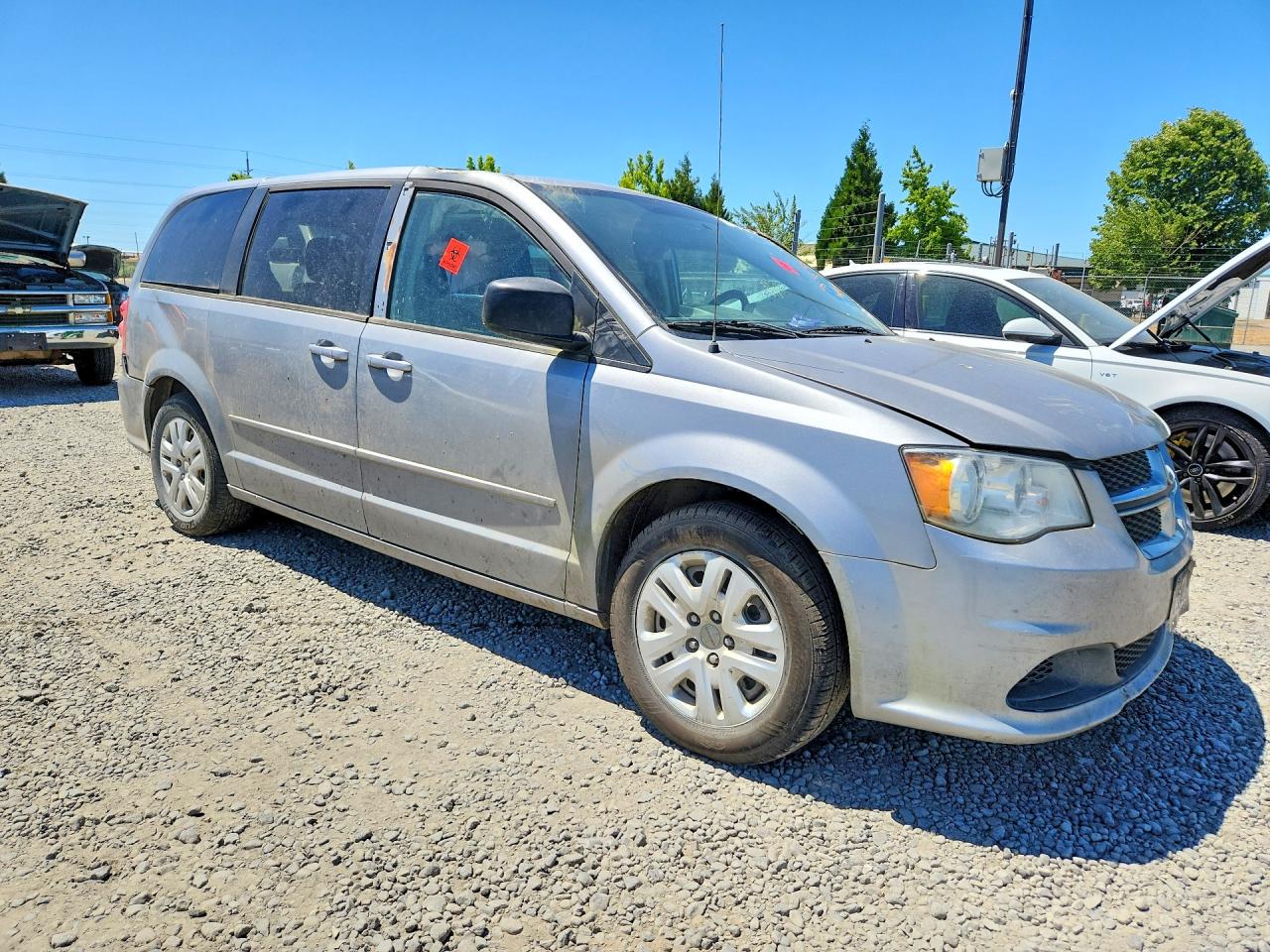 2015 Dodge Grand Caravan Se Gray vin: 2C4RDGBG8FR702192