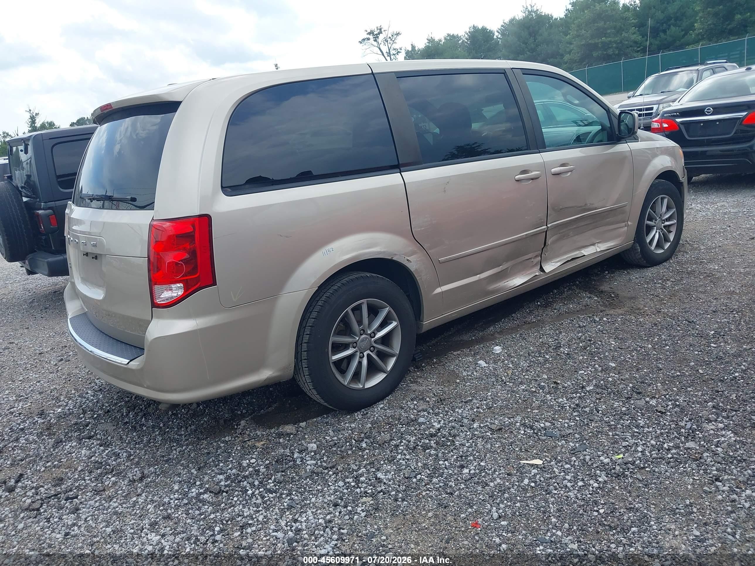 2015 Dodge Grand Caravan Se Plus Gold vin: 2C4RDGBG8FR736374
