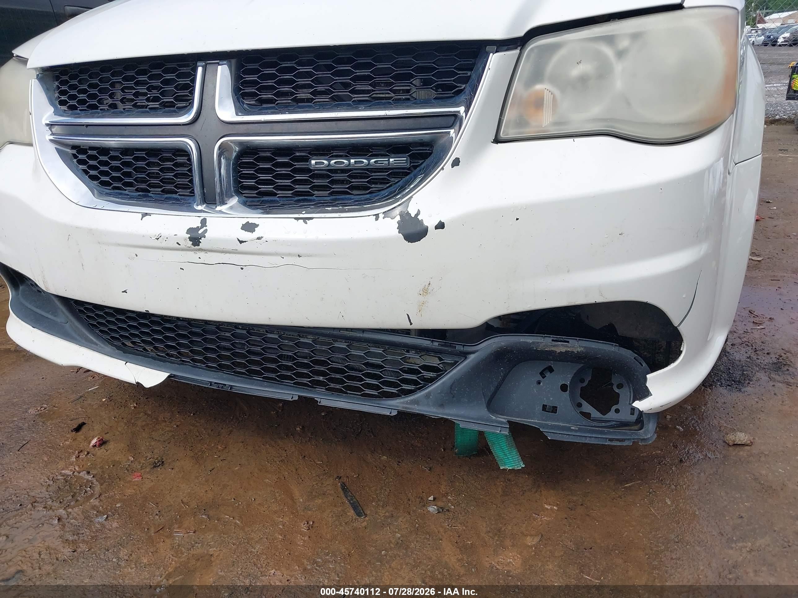 2012 Dodge Grand Caravan Se/avp White vin: 2C4RDGBG9CR182287