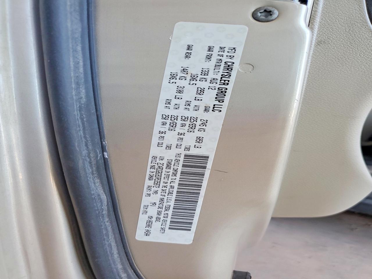 2013 Dodge Grand Caravan Se Желто-коричневый vin: 2C4RDGBG9DR535872