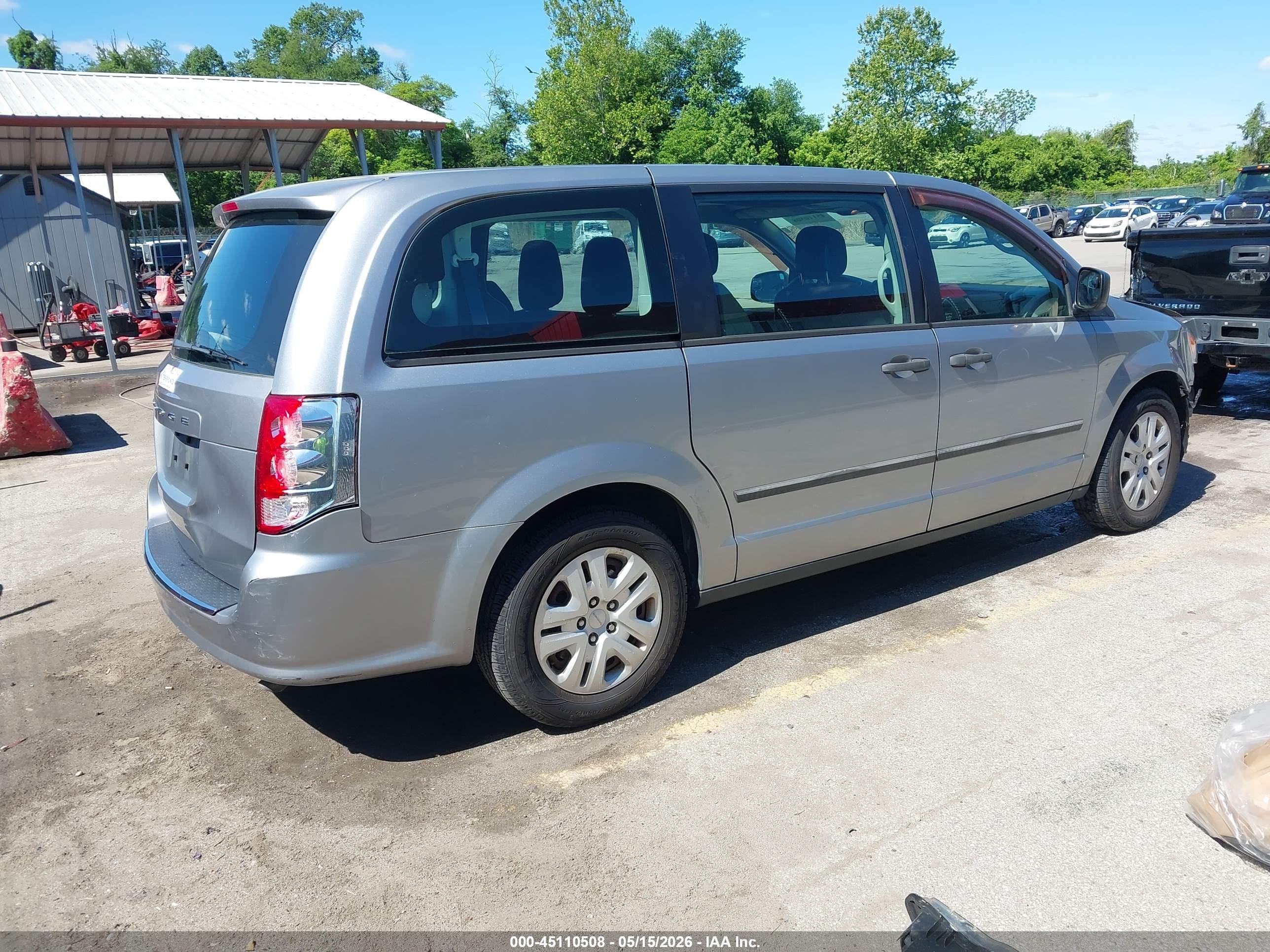 2013 Dodge Grand Caravan American Value Pkg Silver vin: 2C4RDGBG9DR765251