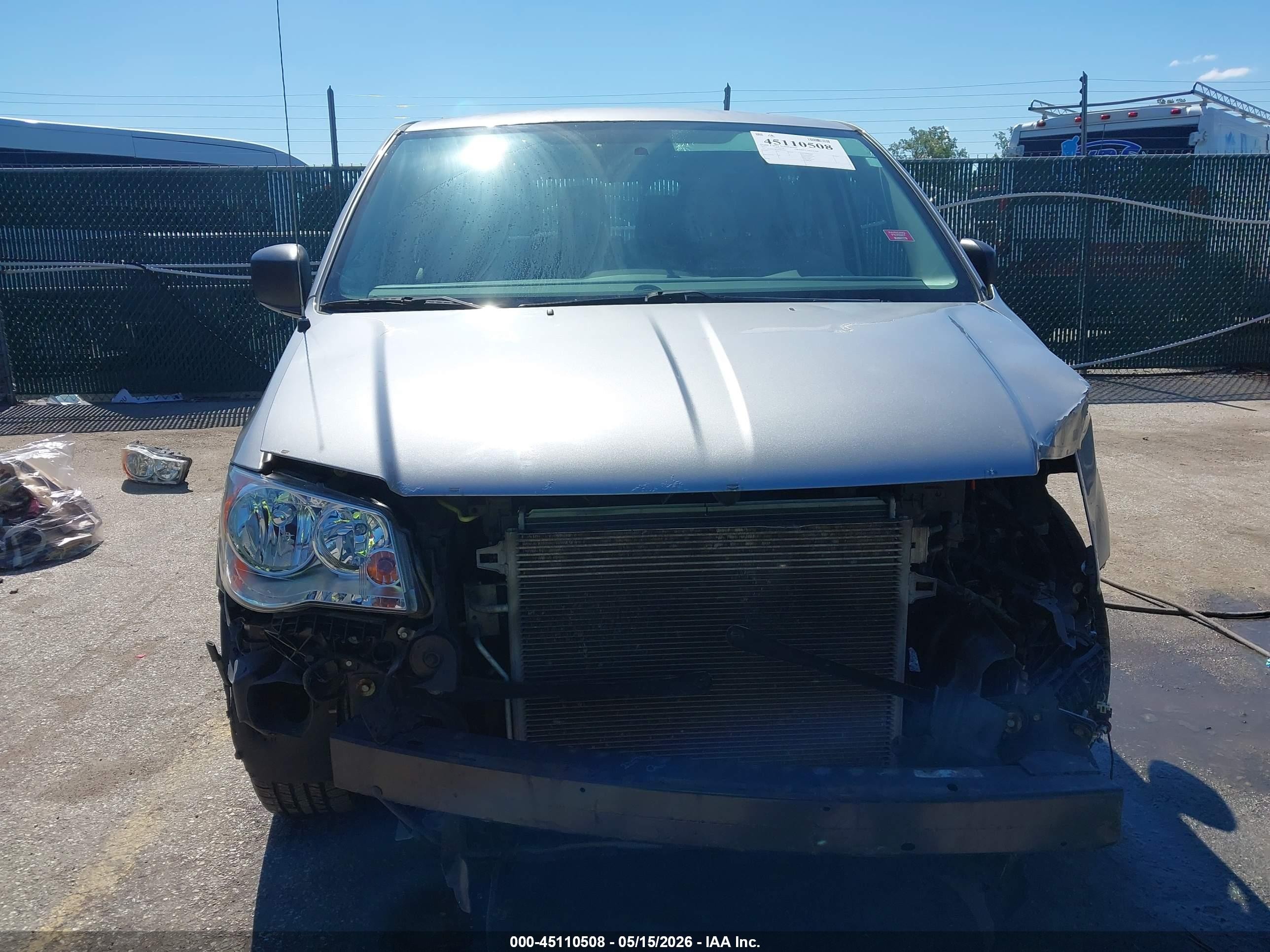 2013 Dodge Grand Caravan American Value Pkg Silver vin: 2C4RDGBG9DR765251
