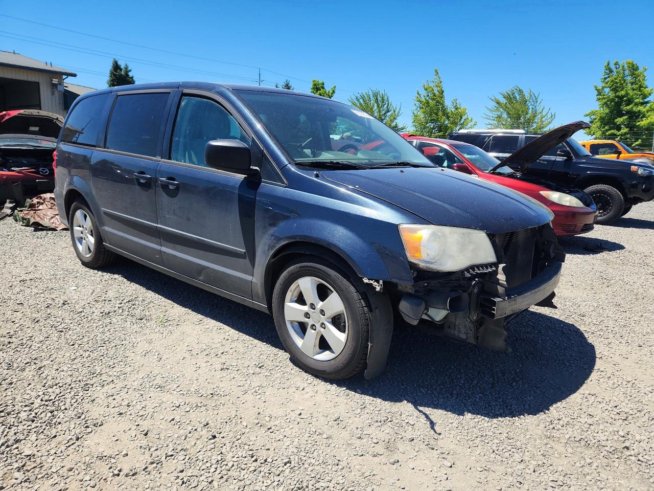 2013 Dodge Grand Caravan Se Gray vin: 2C4RDGBG9DR791199