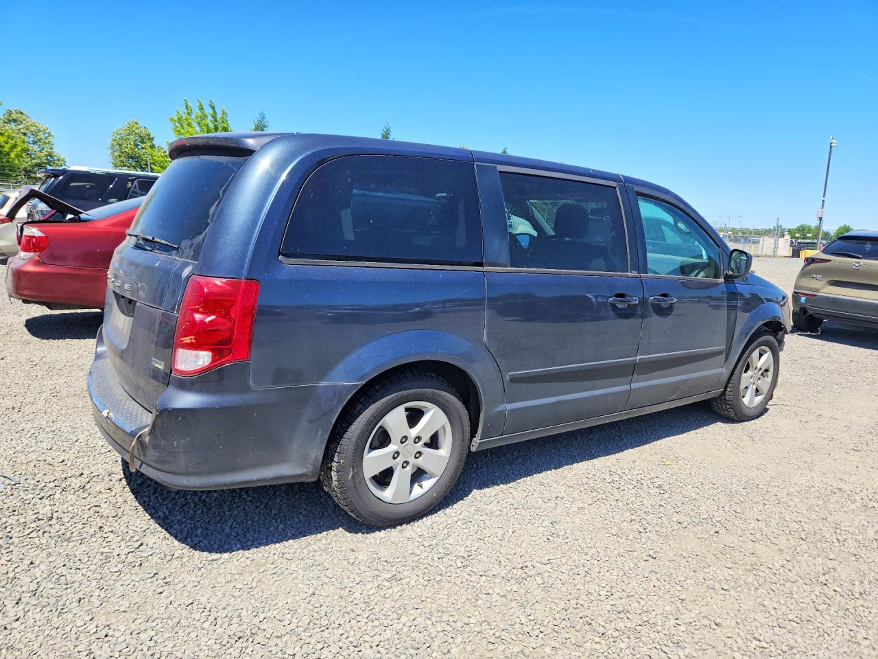 2013 Dodge Grand Caravan Se Gray vin: 2C4RDGBG9DR791199