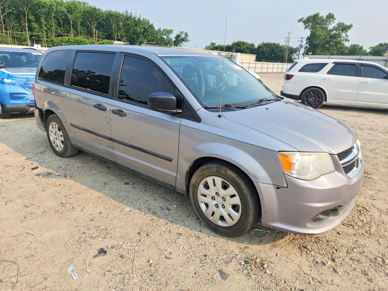 2014 Dodge Grand Caravan Se Серебряный vin: 2C4RDGBG9ER340551