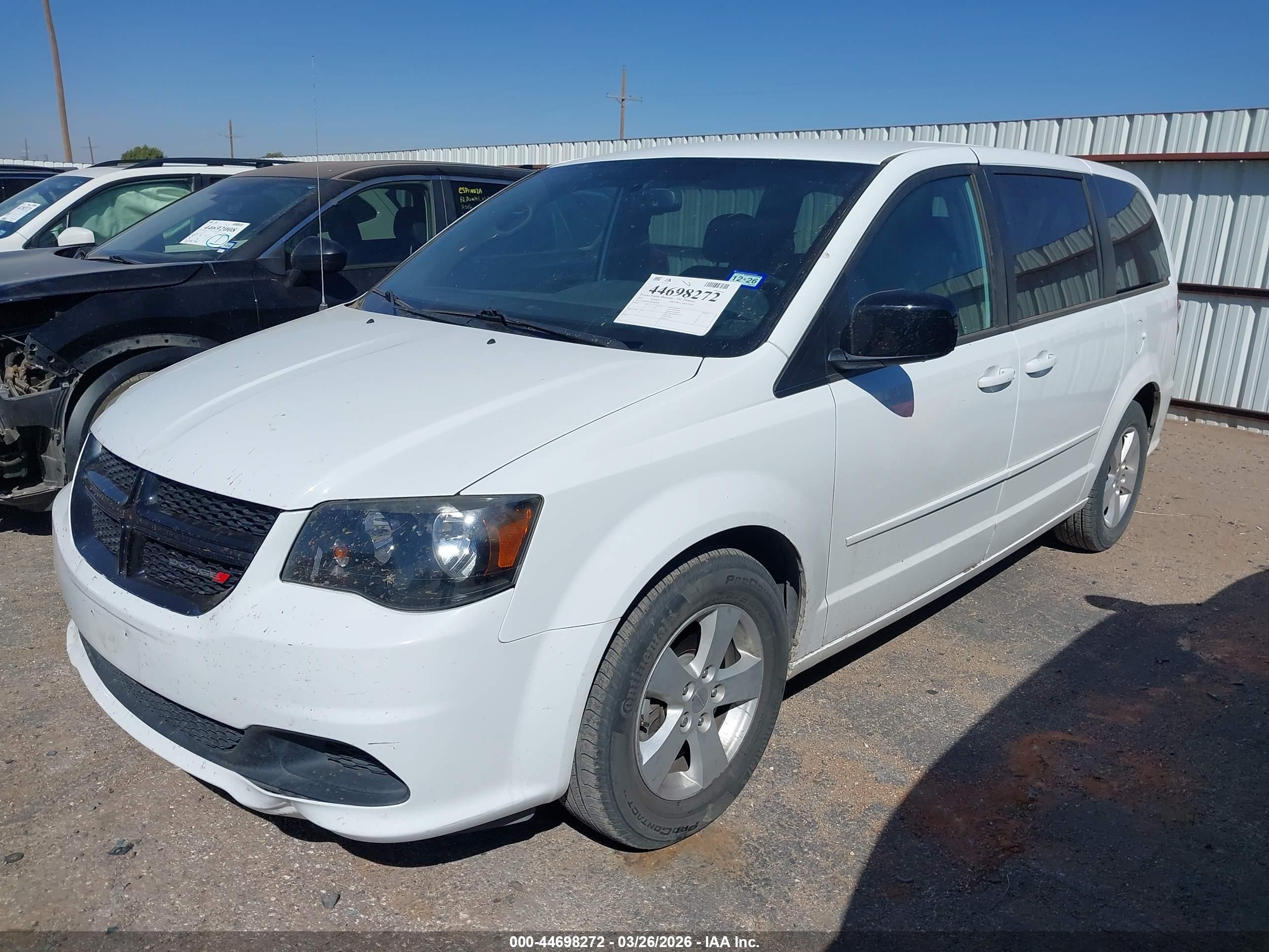 2015 Dodge Grand Caravan Se Белый vin: 2C4RDGBG9FR625946