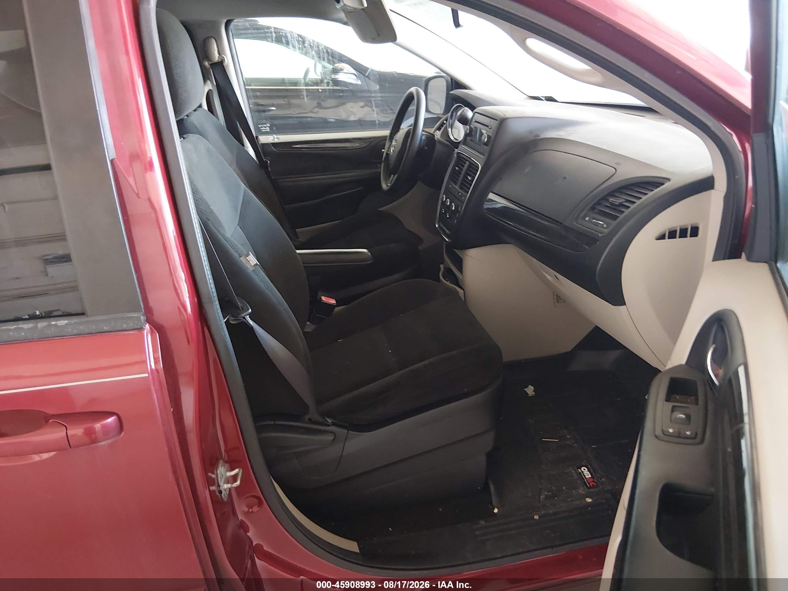 2015 Dodge Grand Caravan Se Burgundy vin: 2C4RDGBG9FR666951