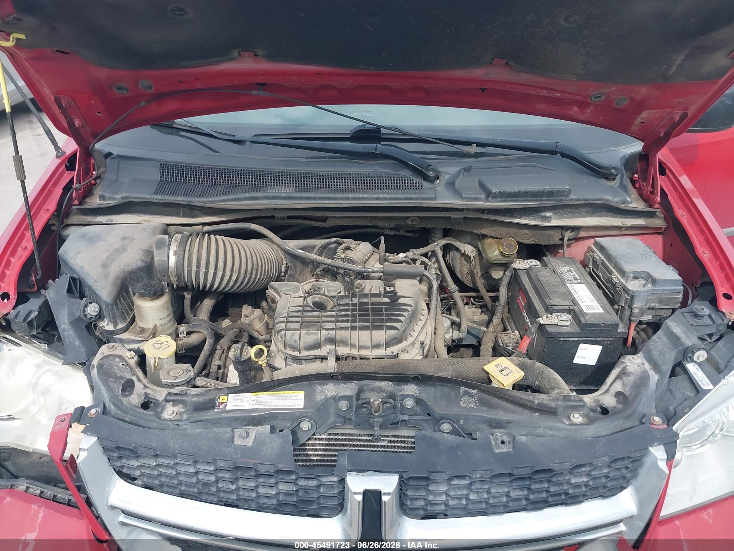 2013 Dodge Grand Caravan American Value Pkg Red vin: 2C4RDGBGXDR543785