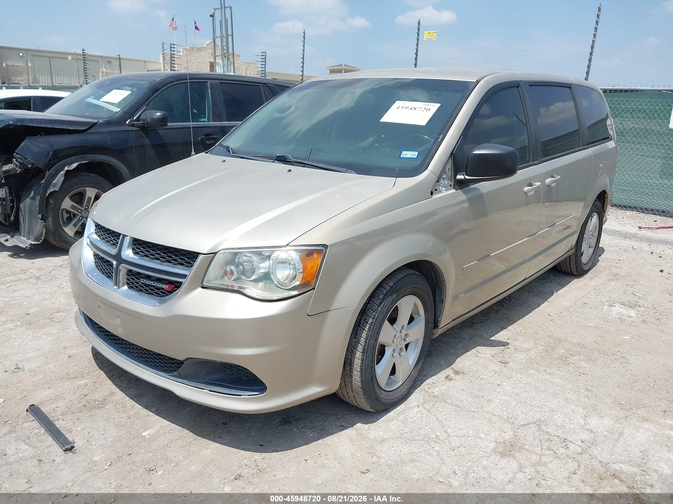 2013 Dodge Grand Caravan Se Gold vin: 2C4RDGBGXDR798677
