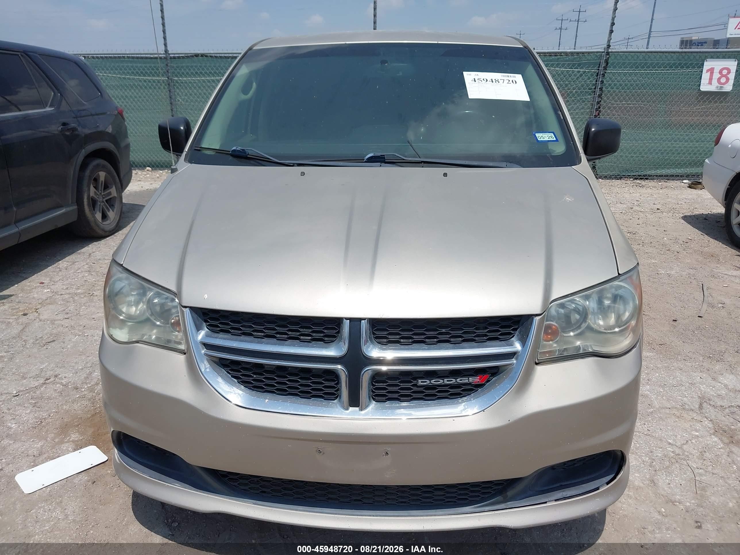 2013 Dodge Grand Caravan Se Gold vin: 2C4RDGBGXDR798677