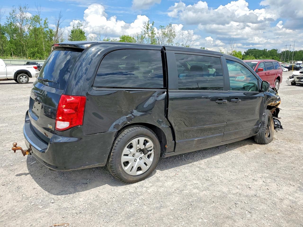 2015 Dodge Grand Caravan Se Gray vin: 2C4RDGBGXFR535706