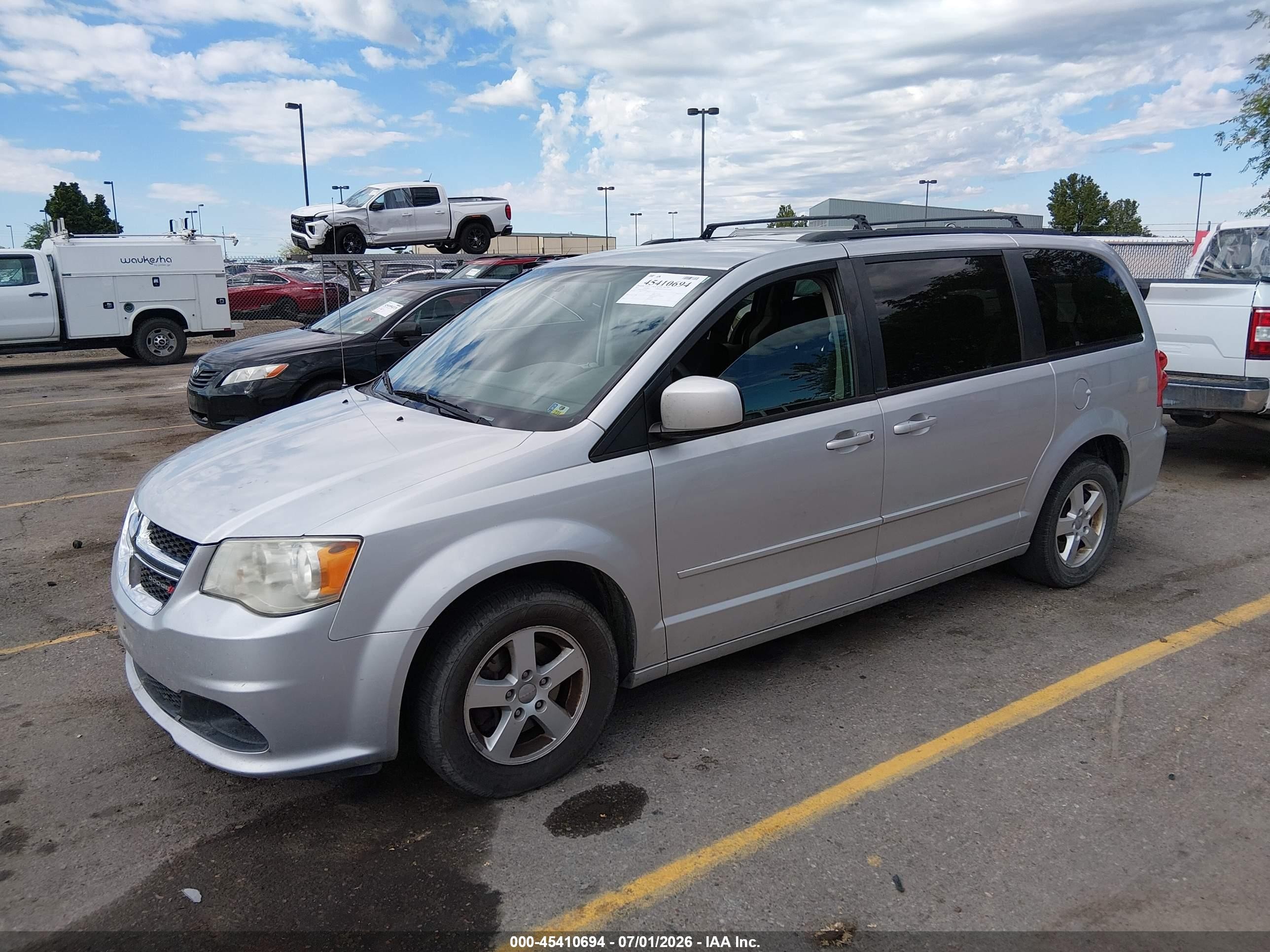 2012 Dodge Grand Caravan Sxt Silver vin: 2C4RDGCG0CR264150