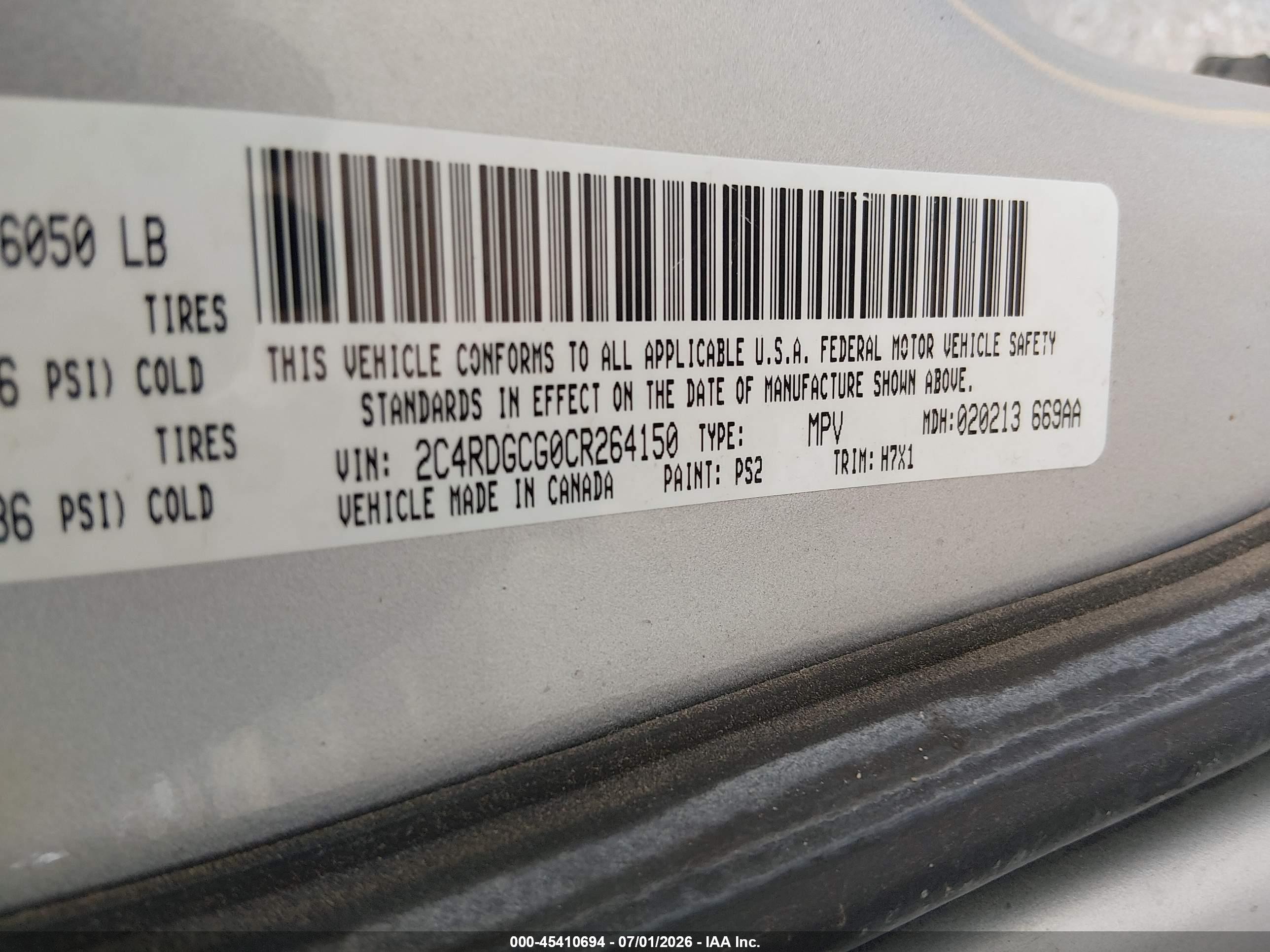 2012 Dodge Grand Caravan Sxt Silver vin: 2C4RDGCG0CR264150