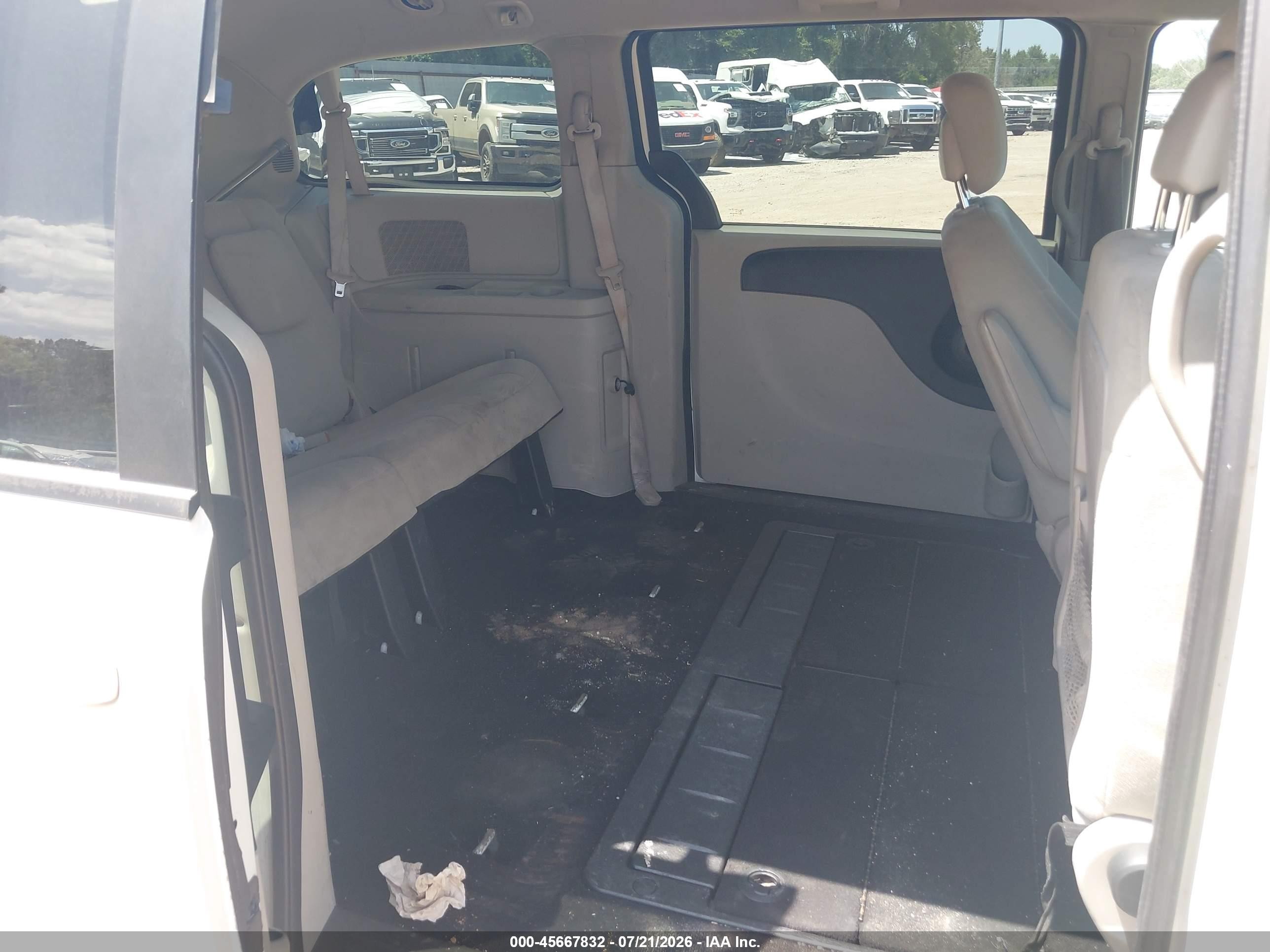 2012 Dodge Grand Caravan Sxt Белый vin: 2C4RDGCG0CR274936