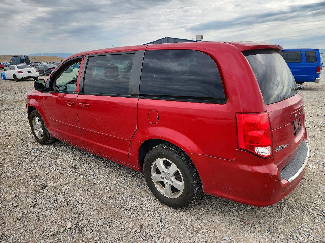 2013 Dodge Grand Caravan Sxt Red vin: 2C4RDGCG0DR520210