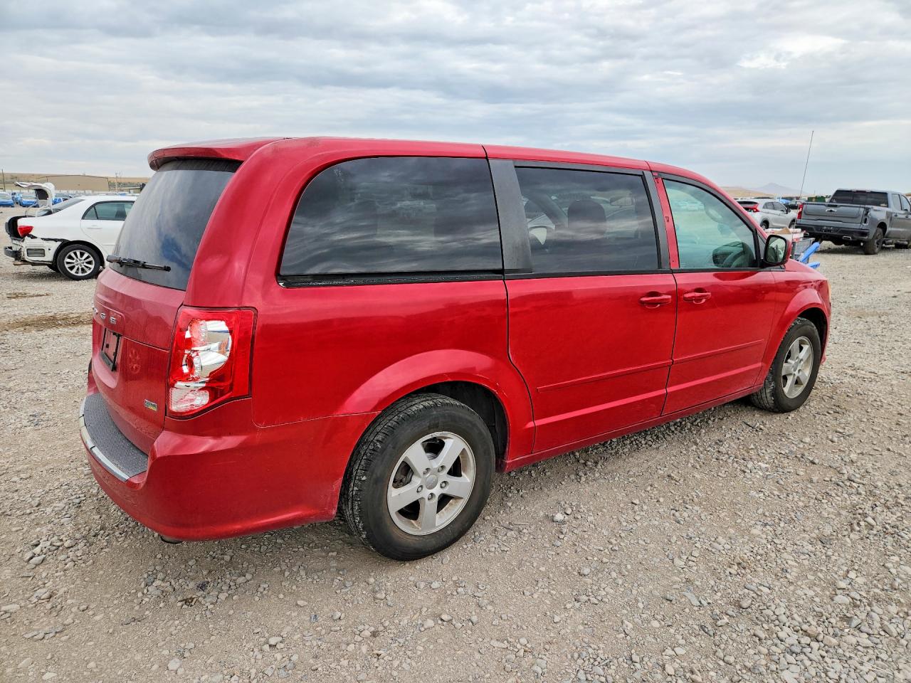 2013 Dodge Grand Caravan Sxt Red vin: 2C4RDGCG0DR520210