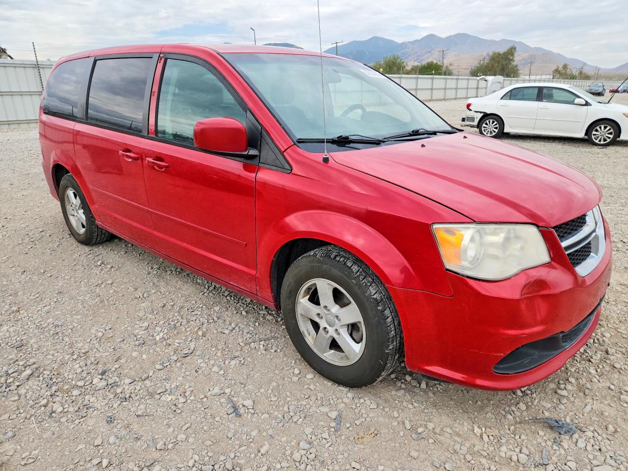2013 Dodge Grand Caravan Sxt Red vin: 2C4RDGCG0DR520210