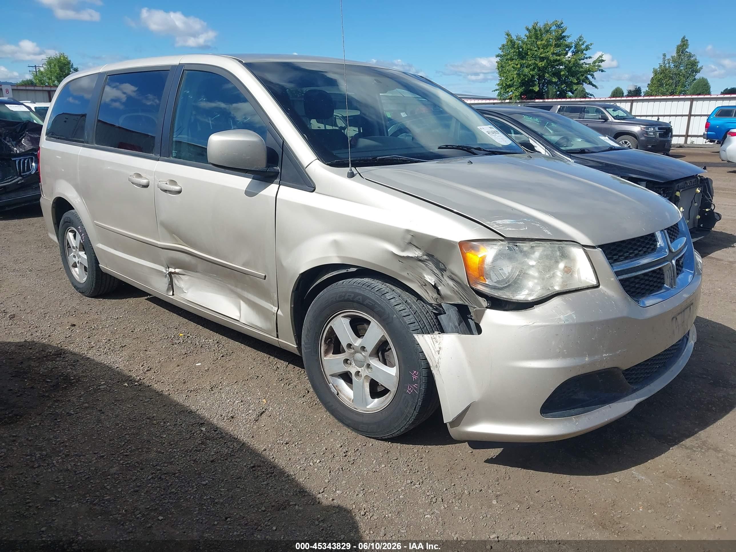 2013 Dodge Grand Caravan Sxt Gold vin: 2C4RDGCG0DR520692