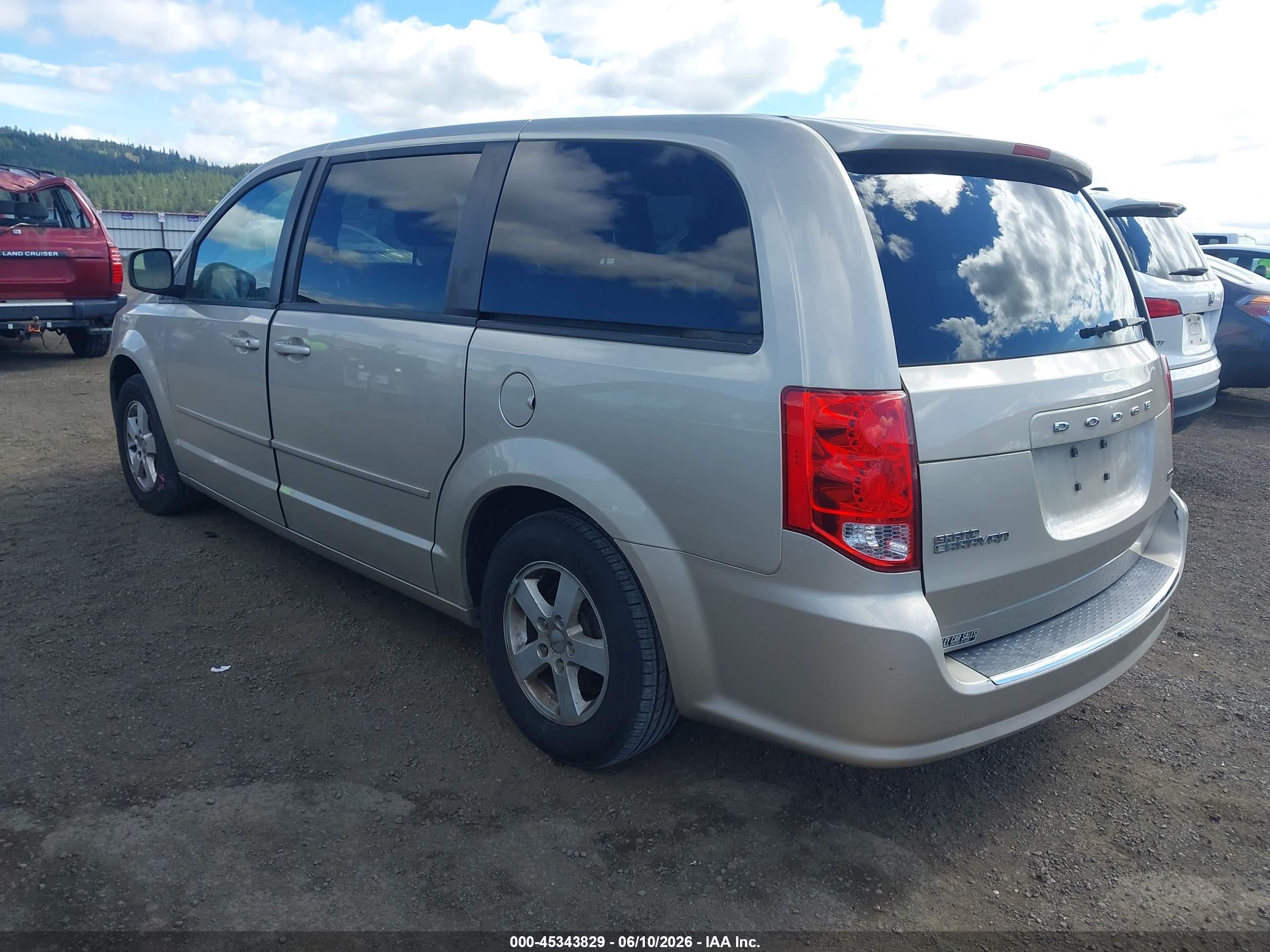 2013 Dodge Grand Caravan Sxt Gold vin: 2C4RDGCG0DR520692