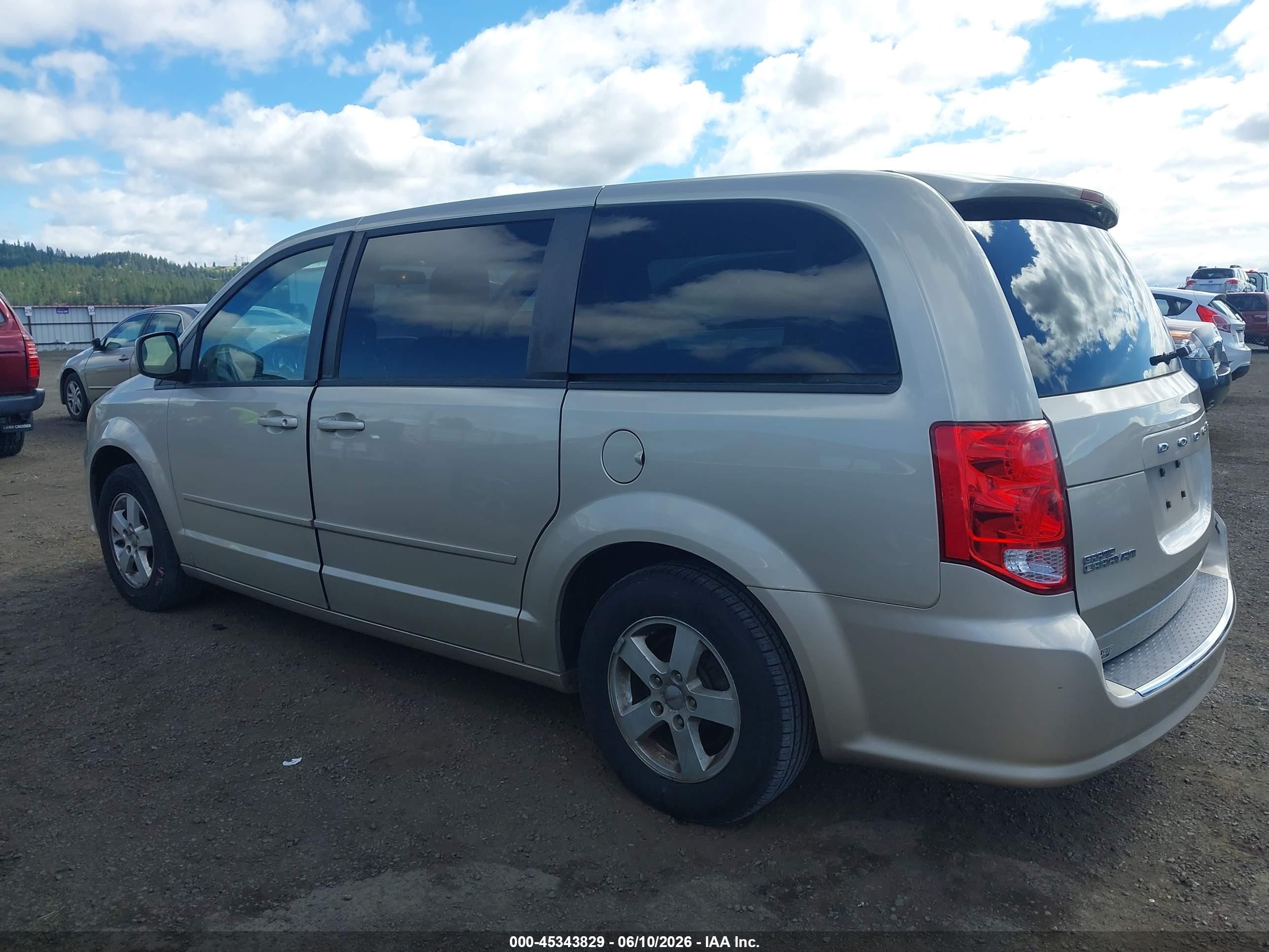 2013 Dodge Grand Caravan Sxt Gold vin: 2C4RDGCG0DR520692