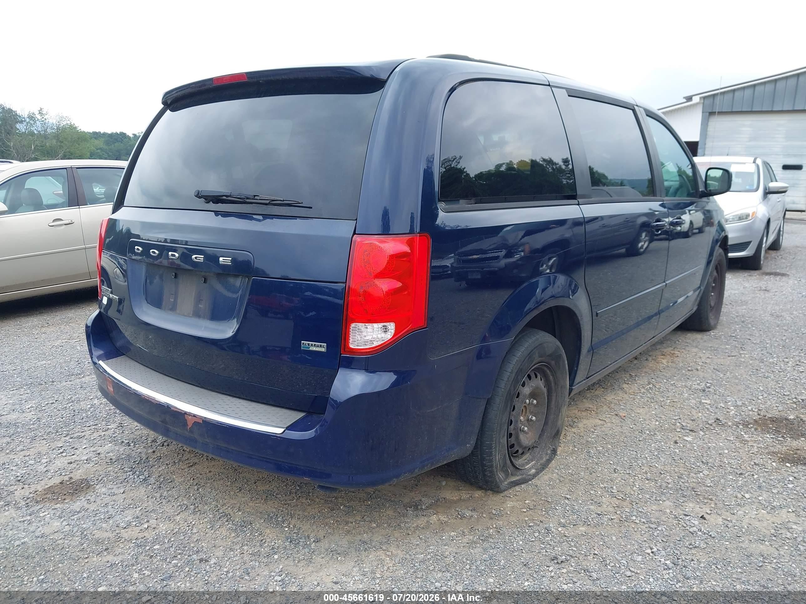 2013 Dodge Grand Caravan Sxt Синий vin: 2C4RDGCG0DR544331