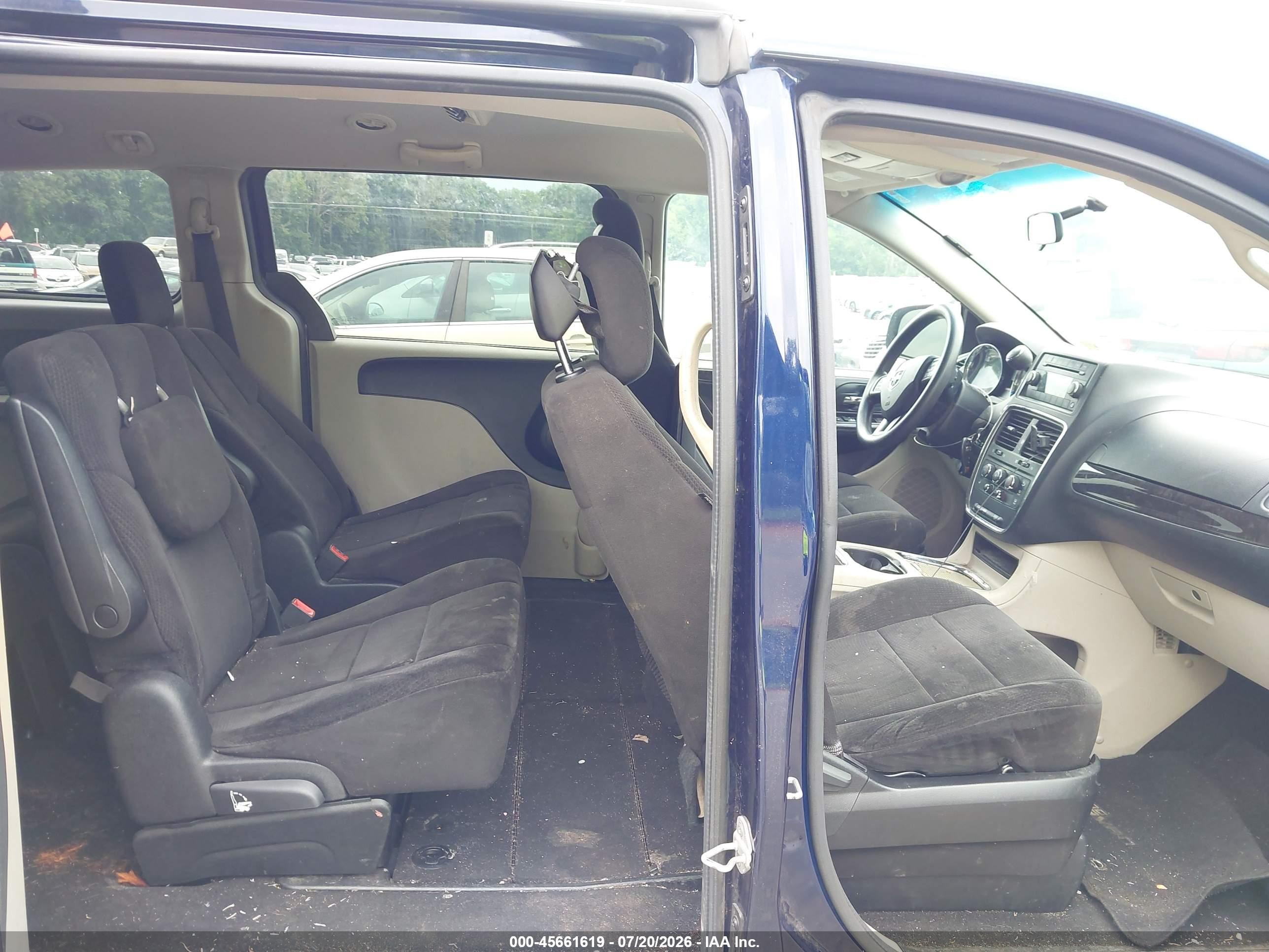 2013 Dodge Grand Caravan Sxt Синий vin: 2C4RDGCG0DR544331