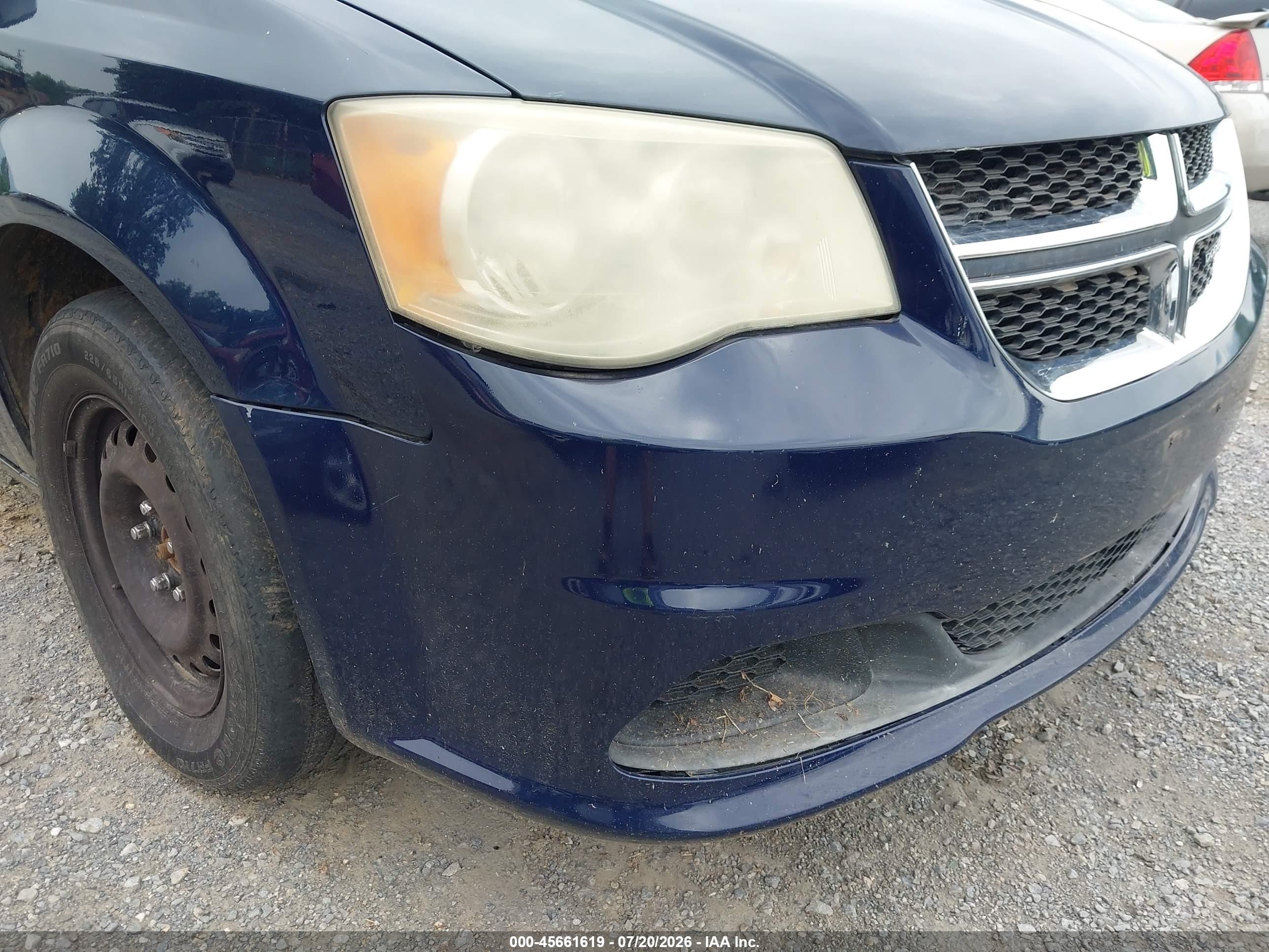 2013 Dodge Grand Caravan Sxt Синий vin: 2C4RDGCG0DR544331