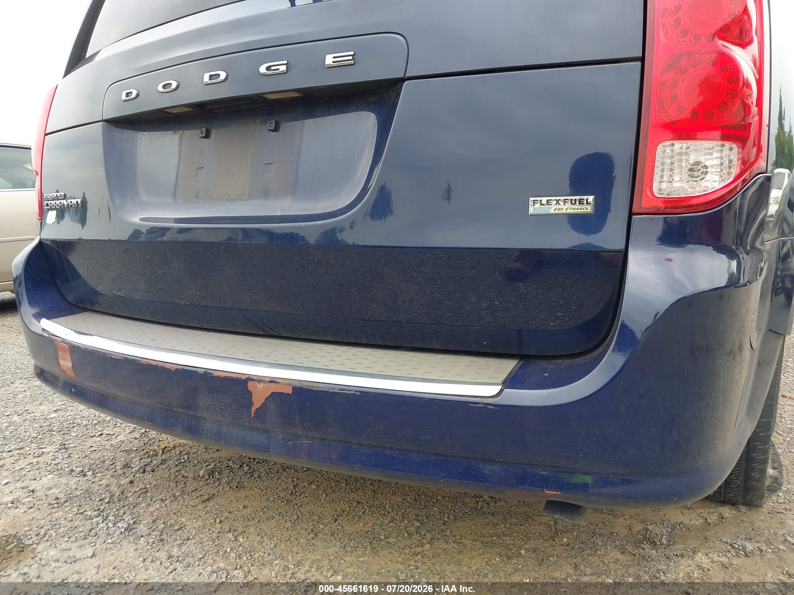 2013 Dodge Grand Caravan Sxt Синий vin: 2C4RDGCG0DR544331