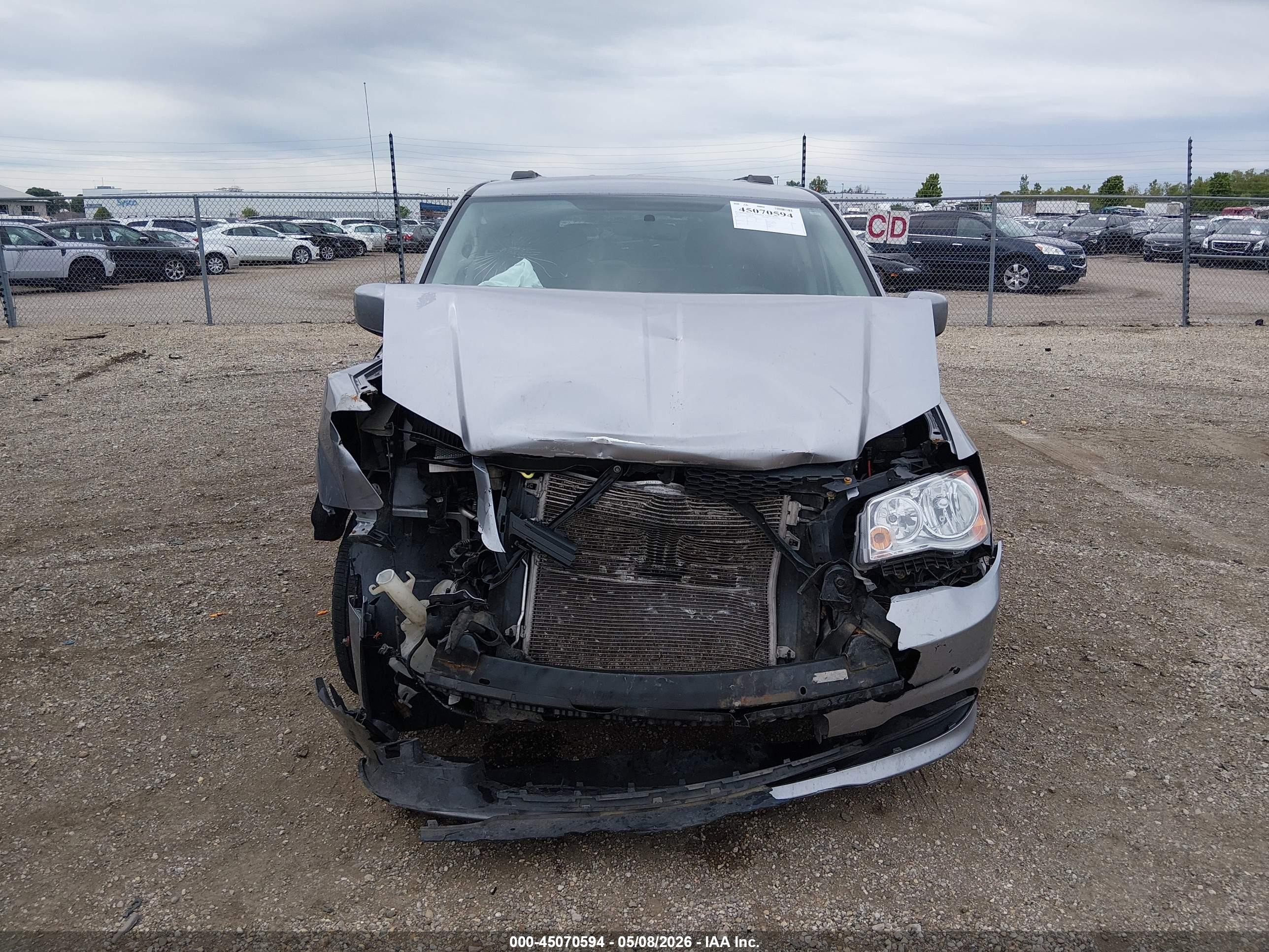 2013 Dodge Grand Caravan Sxt Gray vin: 2C4RDGCG0DR545334