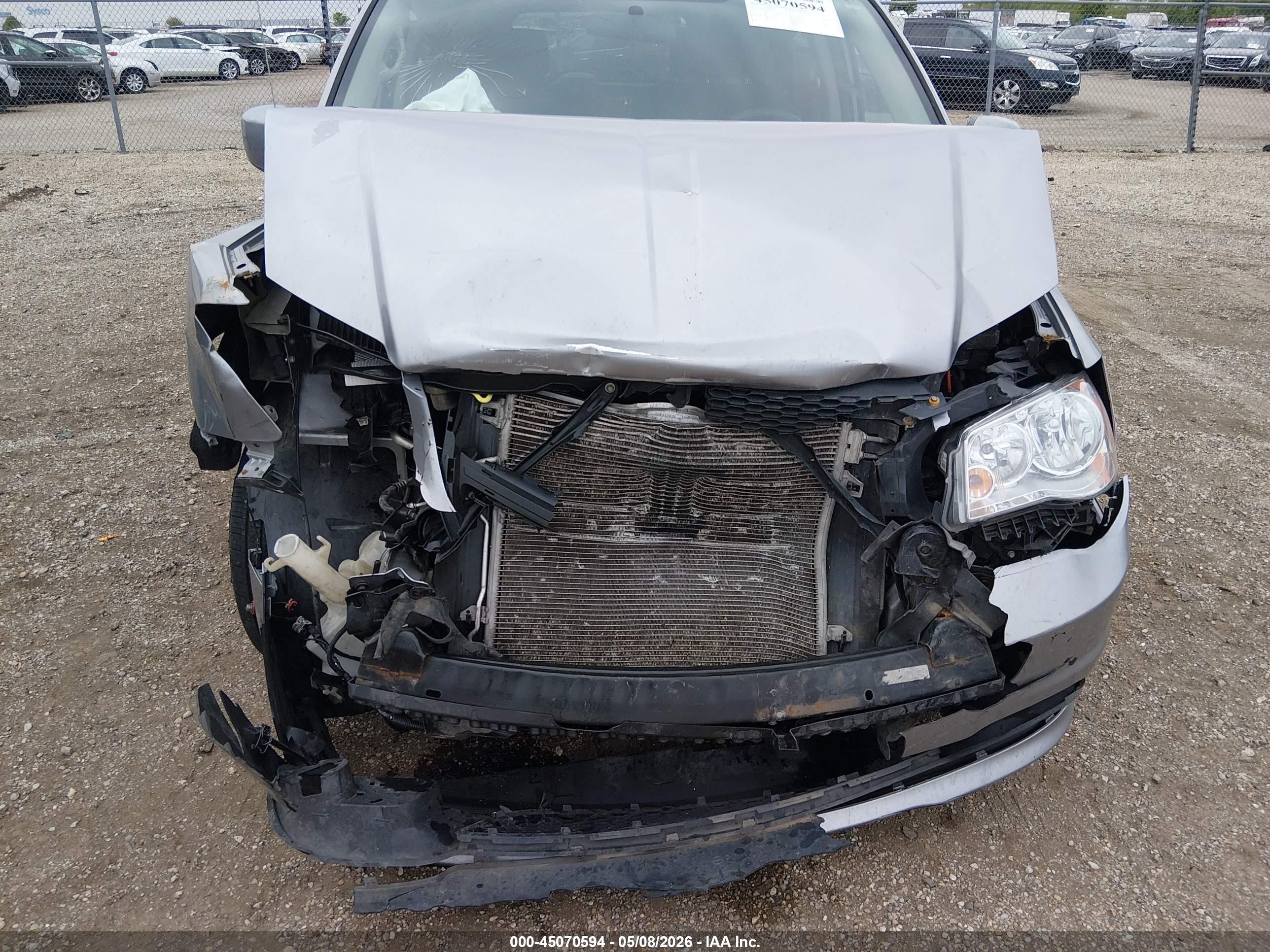 2013 Dodge Grand Caravan Sxt Gray vin: 2C4RDGCG0DR545334