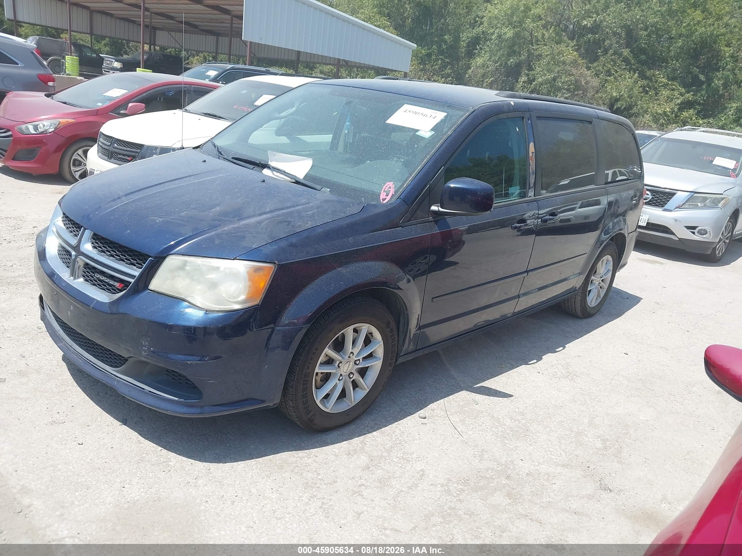 2013 Dodge Grand Caravan Sxt Blue vin: 2C4RDGCG0DR585669