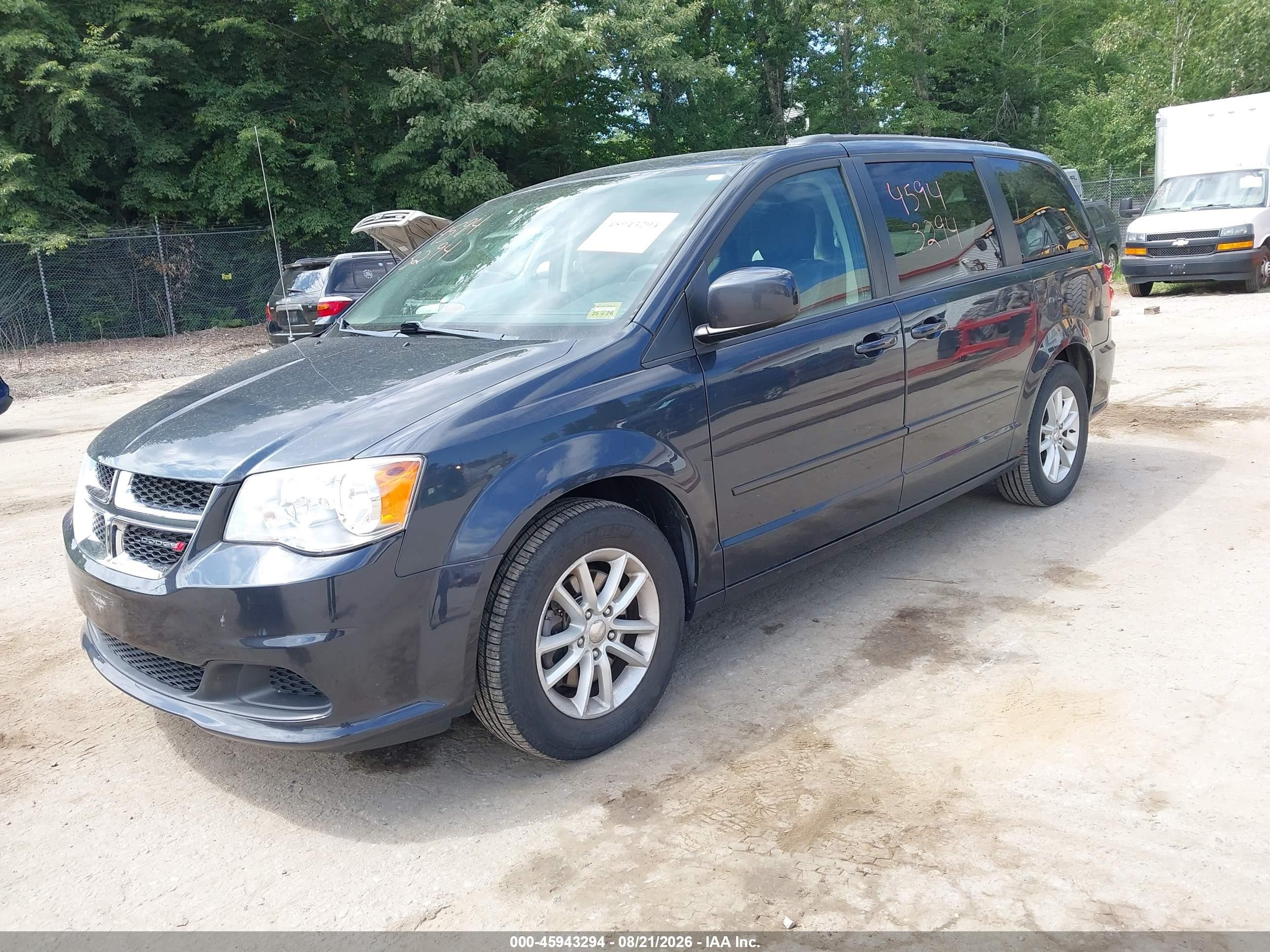 2013 Dodge Grand Caravan Sxt Dark Blue vin: 2C4RDGCG0DR607783