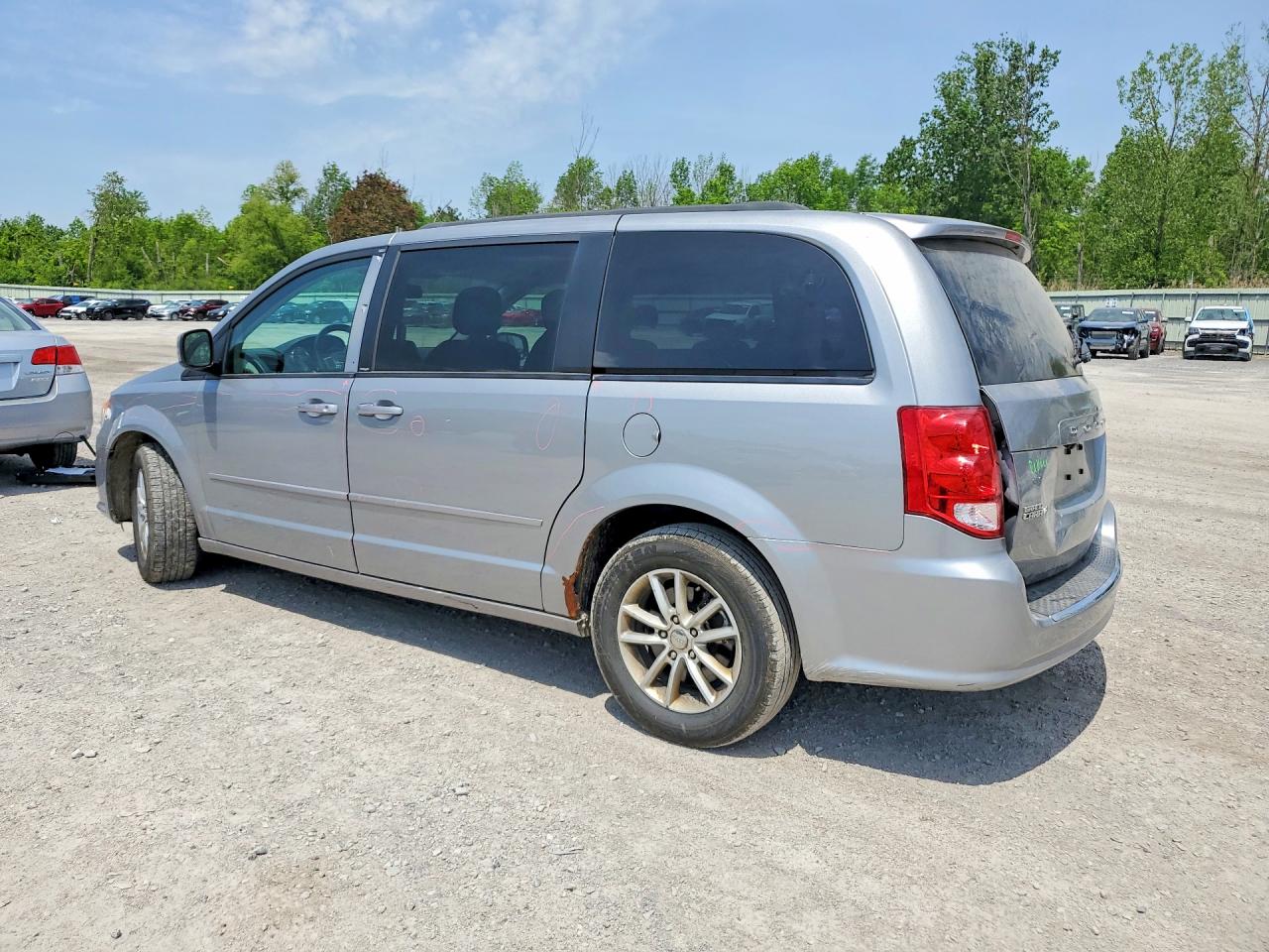 2013 Dodge Grand Caravan Sxt Gray vin: 2C4RDGCG0DR628567