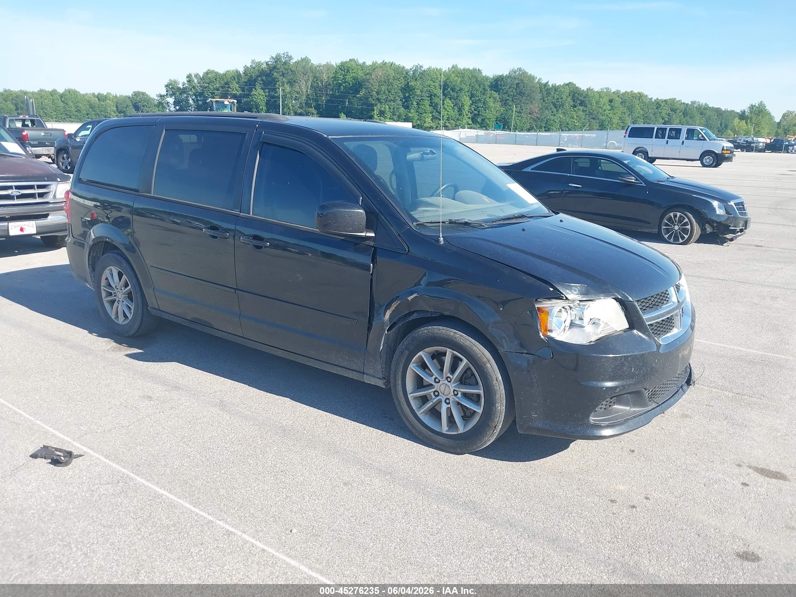 2013 Dodge Grand Caravan Sxt Черный vin: 2C4RDGCG0DR692317