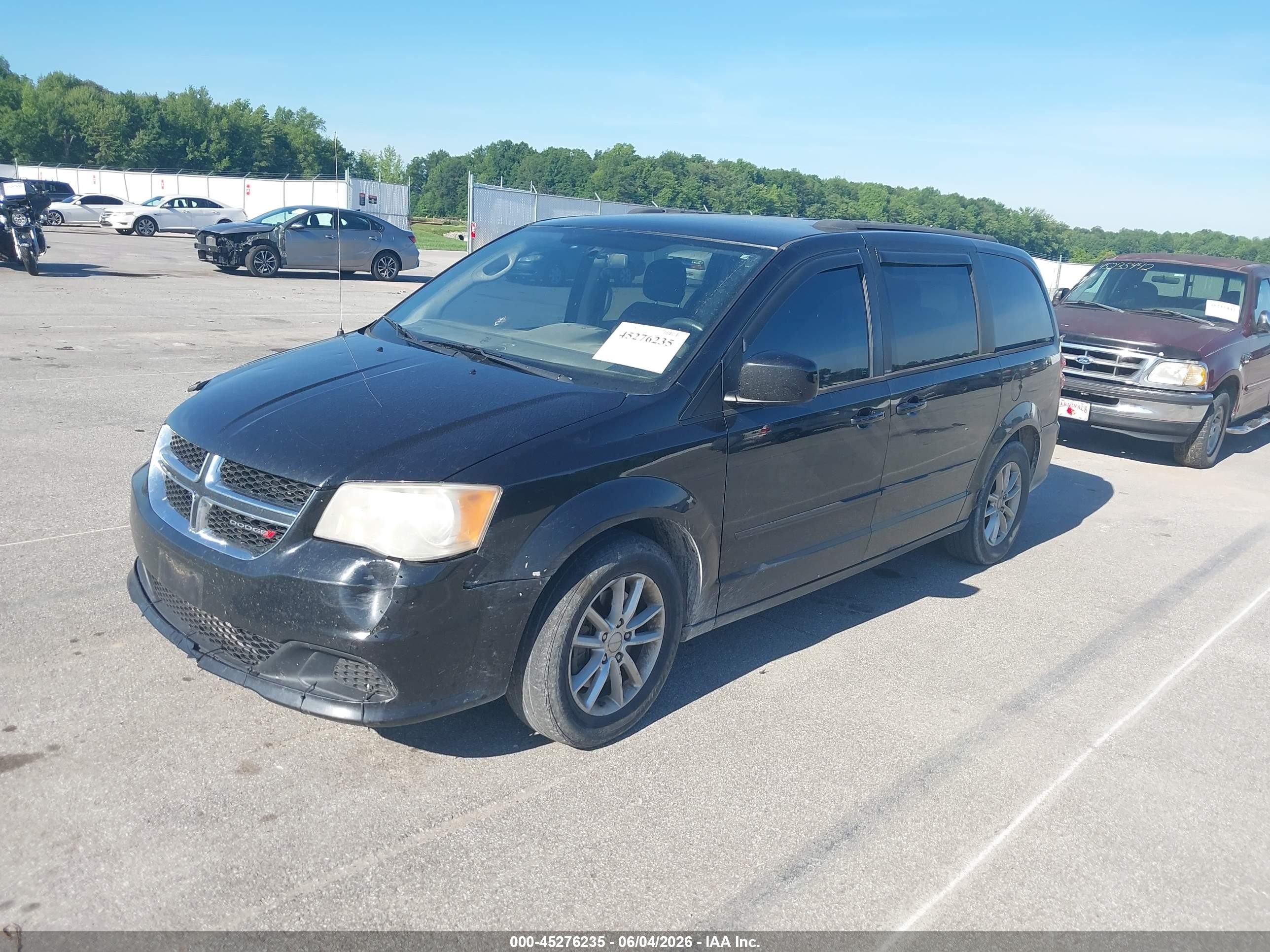 2013 Dodge Grand Caravan Sxt Черный vin: 2C4RDGCG0DR692317