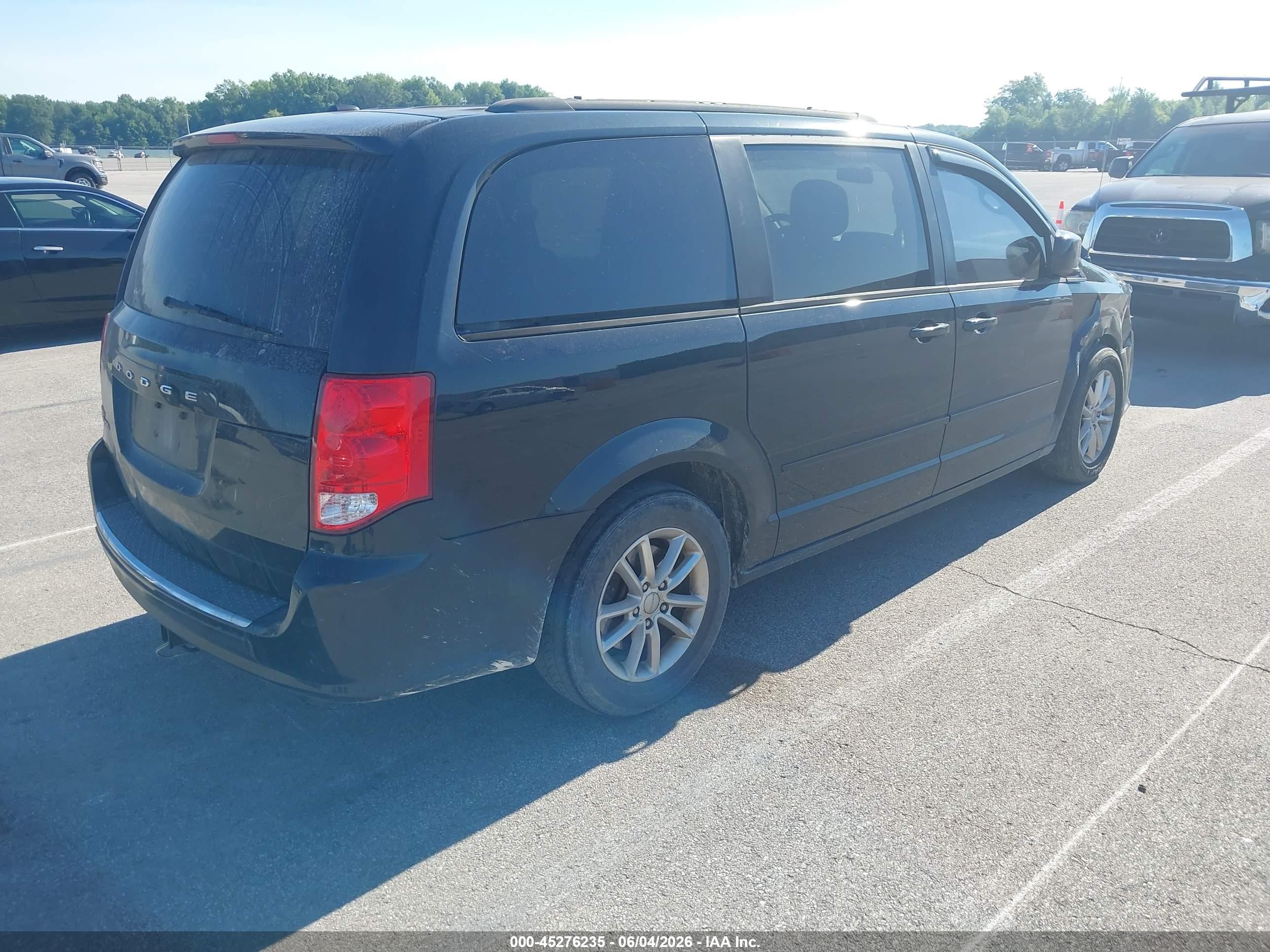 2013 Dodge Grand Caravan Sxt Черный vin: 2C4RDGCG0DR692317