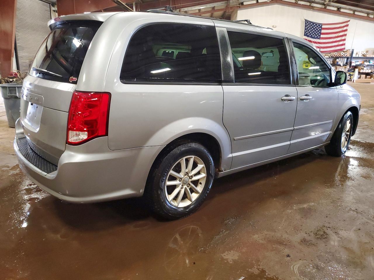 2013 Dodge Grand Caravan Sxt Silver vin: 2C4RDGCG0DR733612