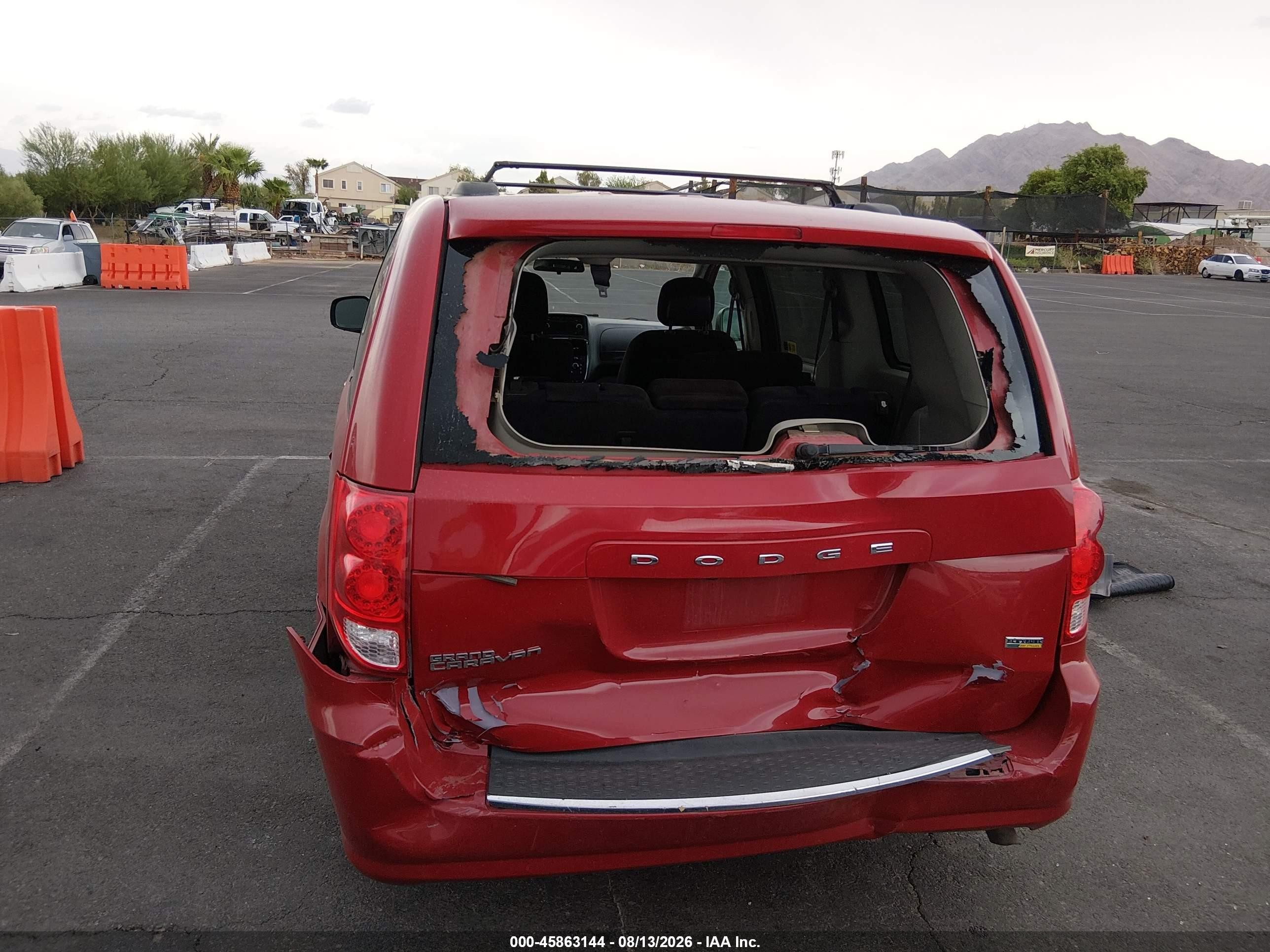 2013 Dodge Grand Caravan Sxt Red vin: 2C4RDGCG0DR770417