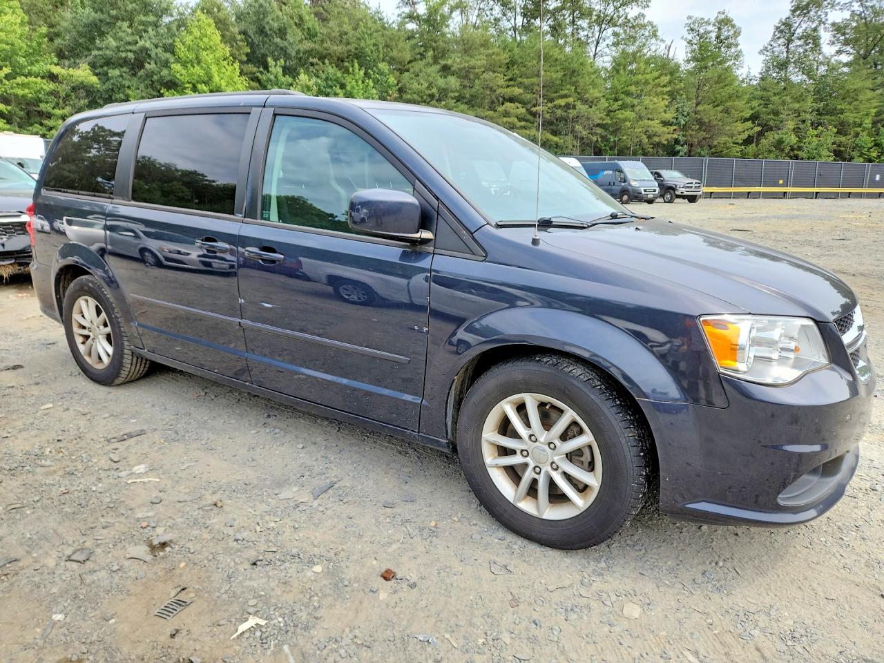 2013 Dodge Grand Caravan Sxt Blue vin: 2C4RDGCG0DR791087