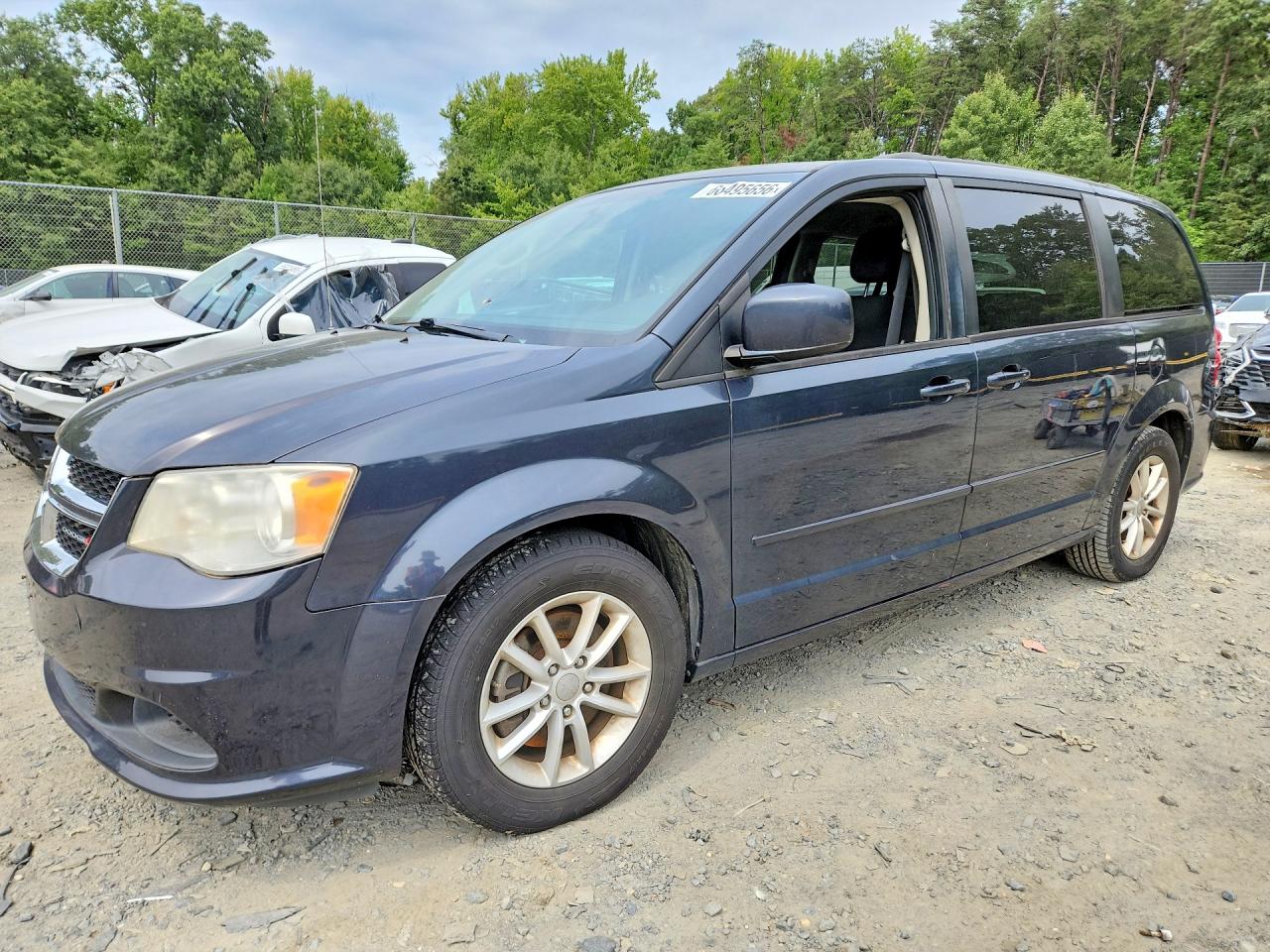 2013 Dodge Grand Caravan Sxt Blue vin: 2C4RDGCG0DR791087