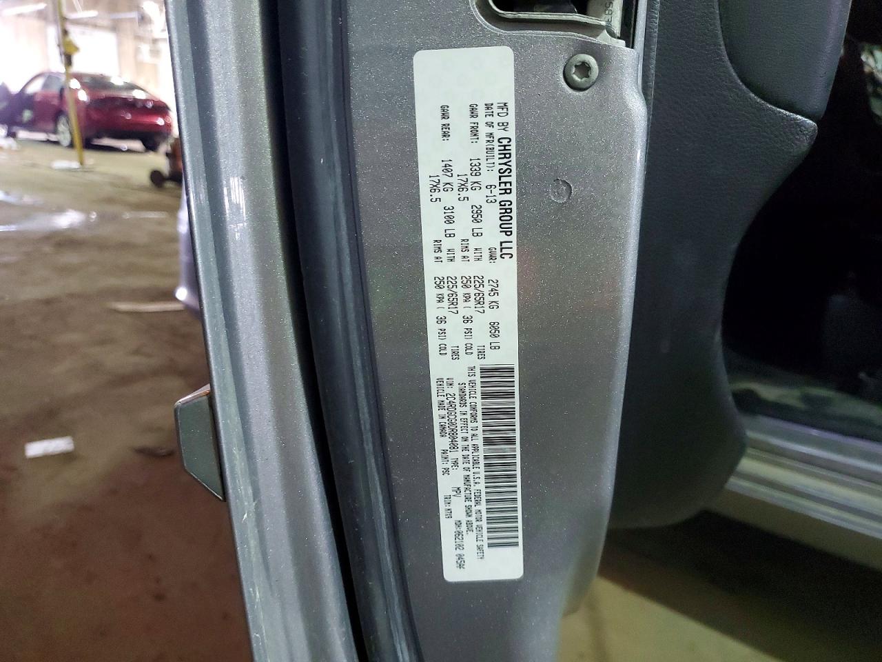 2013 Dodge Grand Caravan Sxt Silver vin: 2C4RDGCG0DR804081