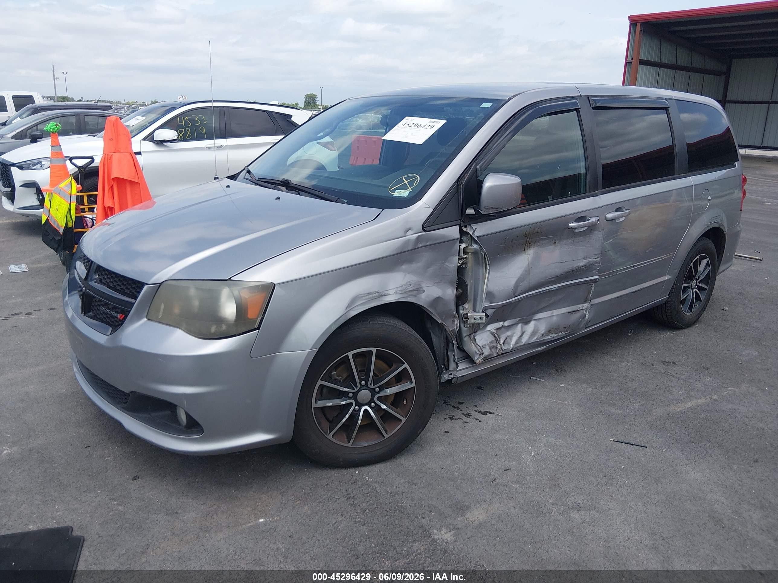 2014 Dodge Grand Caravan Sxt Серый vin: 2C4RDGCG0ER137188