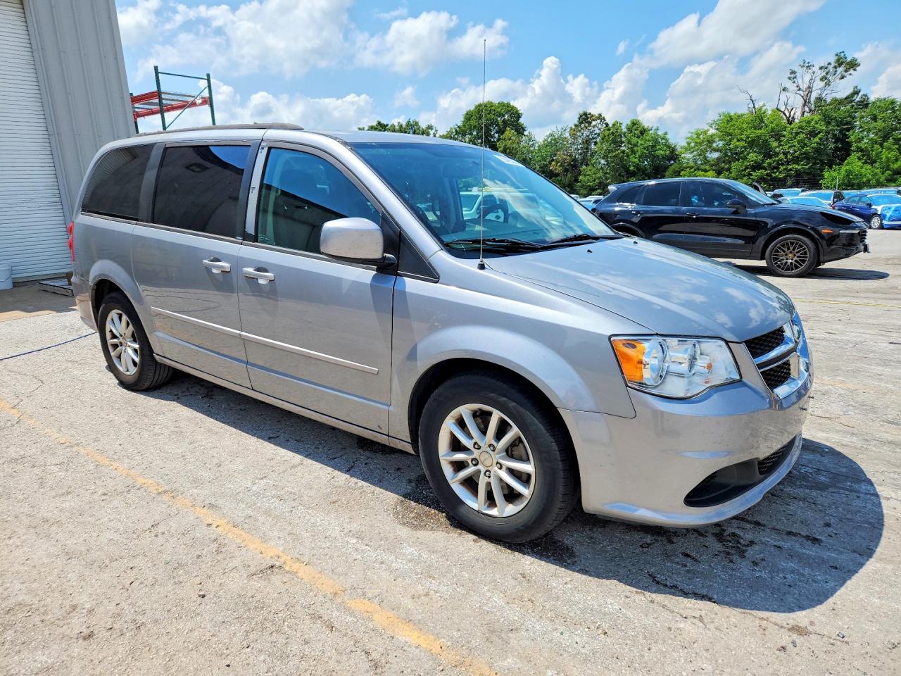 2014 Dodge Grand Caravan Sxt Silver vin: 2C4RDGCG0ER170269