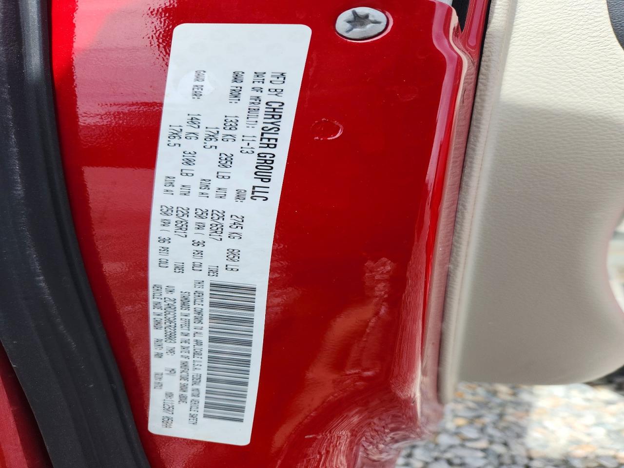 2014 Dodge Grand Caravan Sxt Red vin: 2C4RDGCG0ER239803
