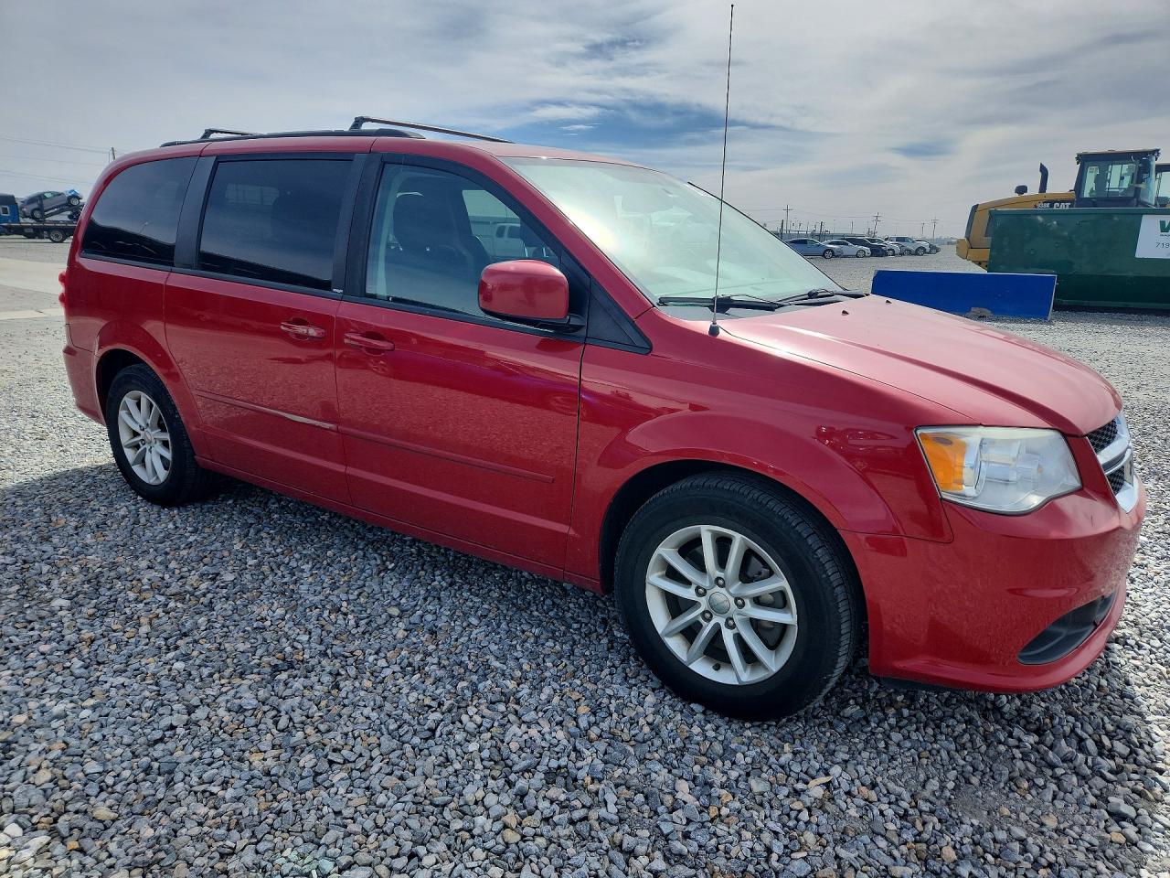 2014 Dodge Grand Caravan Sxt Red vin: 2C4RDGCG0ER239803
