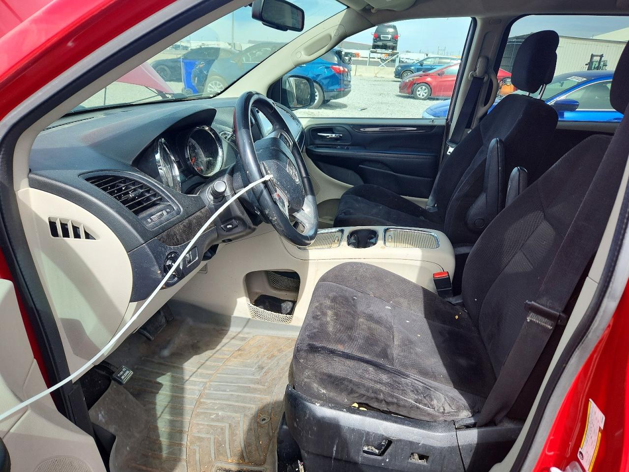 2014 Dodge Grand Caravan Sxt Red vin: 2C4RDGCG0ER239803