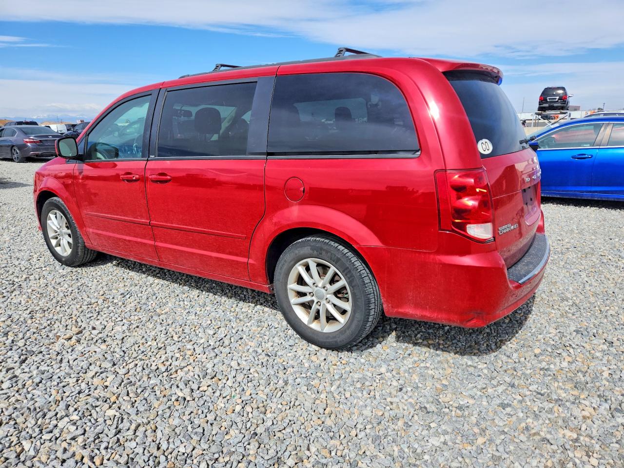 2014 Dodge Grand Caravan Sxt Red vin: 2C4RDGCG0ER239803