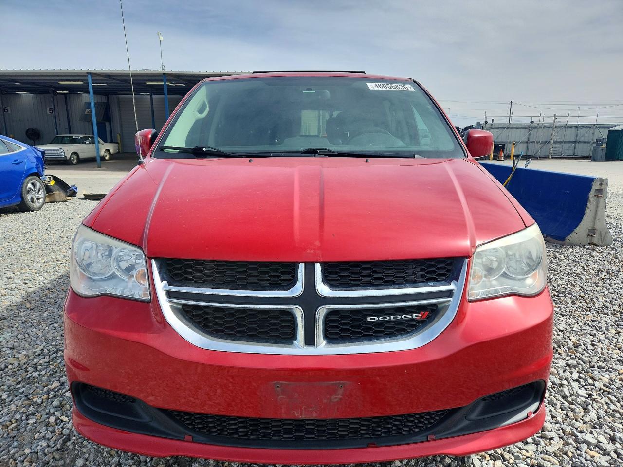 2014 Dodge Grand Caravan Sxt Red vin: 2C4RDGCG0ER239803