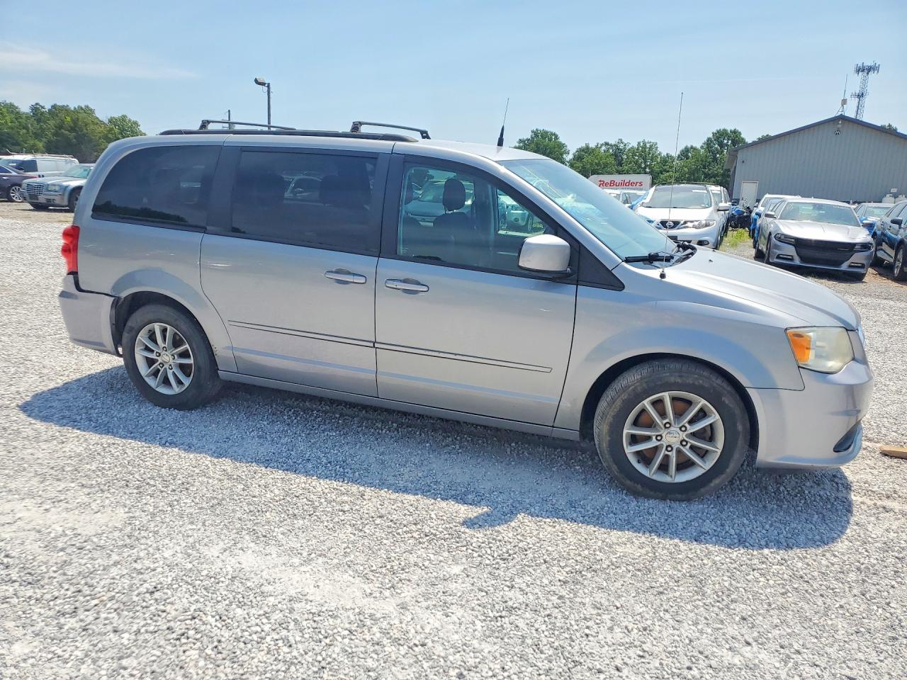 2014 Dodge Grand Caravan Sxt Gray vin: 2C4RDGCG0ER253152